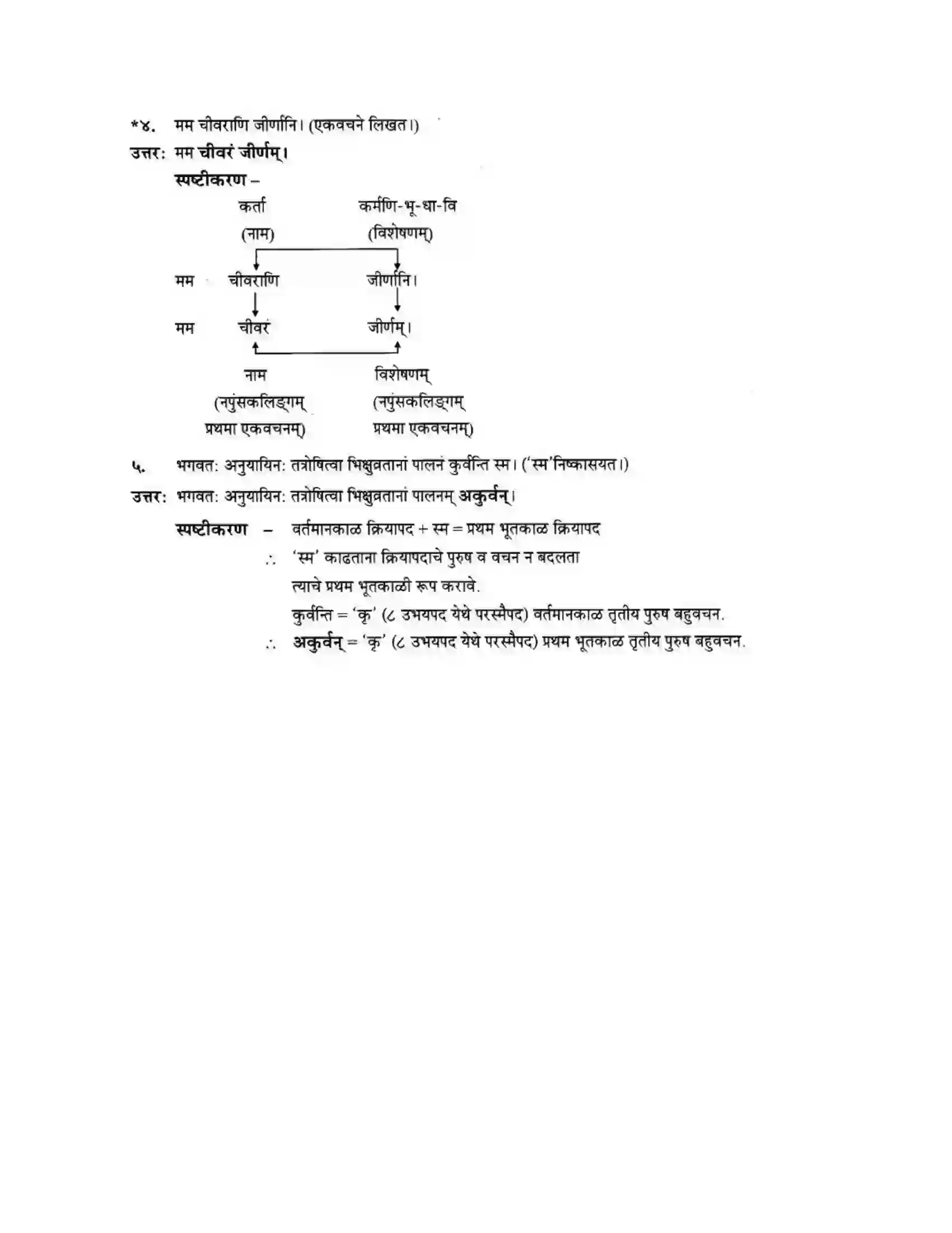 Maharashtra Board Class 10th मन्दाकिनी (Sanskrit) अमूल्य विद्यते सर्वम। - गद्यम अवबोधनम Solution 24