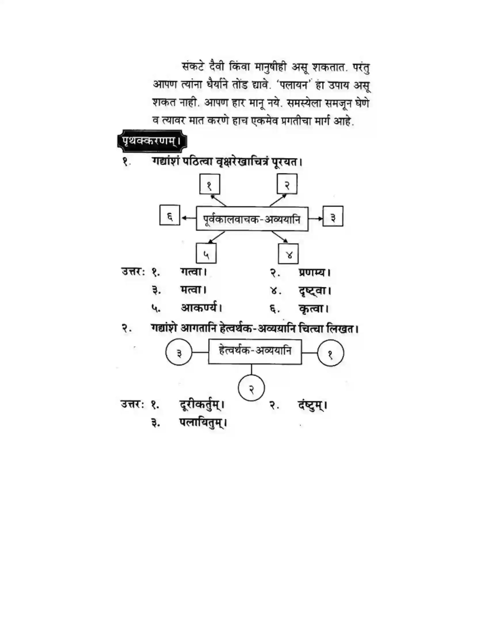 Maharashtra Board Class 10th मन्दाकिनी (Sanskrit) द्वे कथे – स्वामिविवेकानन्दस्य। - गद्यम अवबोधनम Solution 17