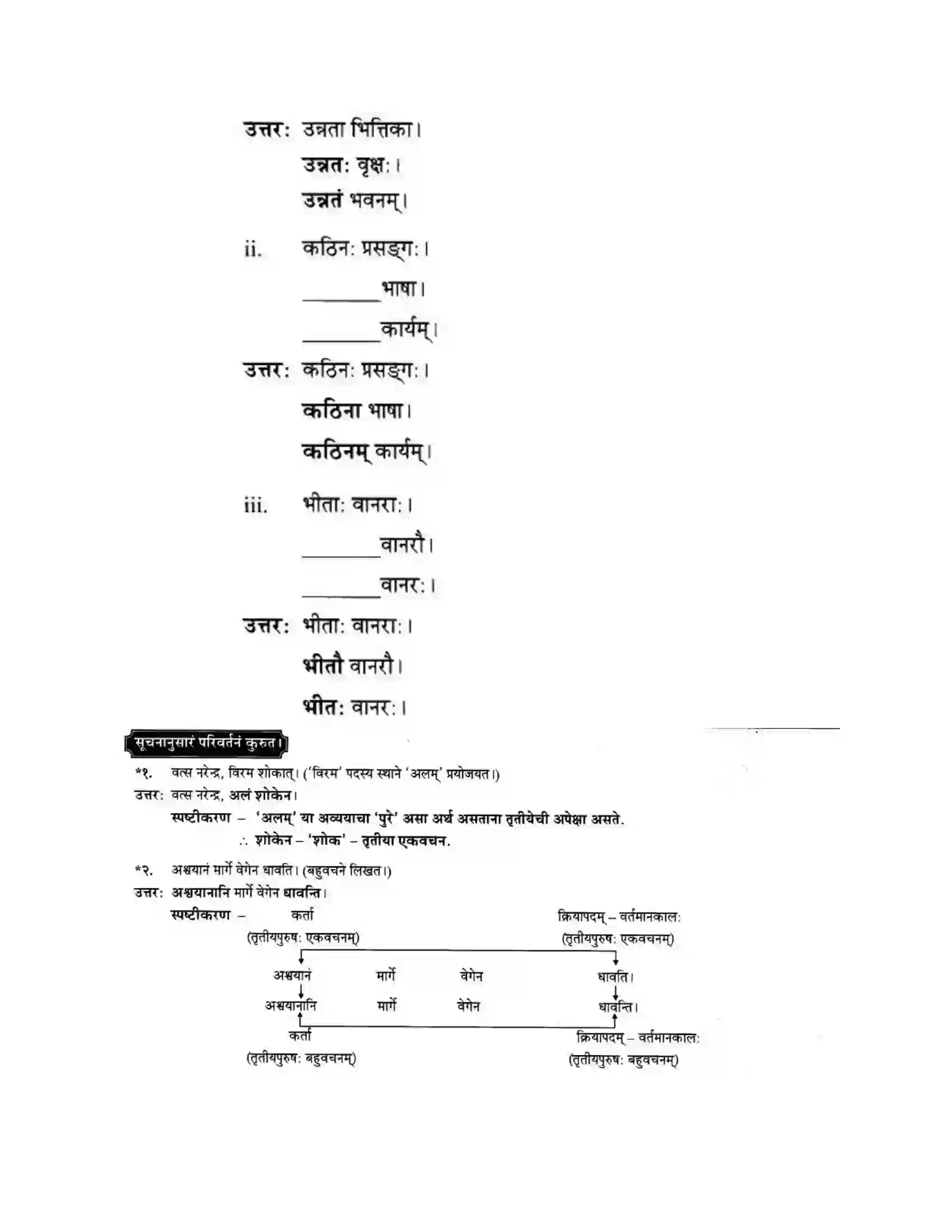 Maharashtra Board Class 10th मन्दाकिनी (Sanskrit) द्वे कथे – स्वामिविवेकानन्दस्य। - गद्यम अवबोधनम Solution 25