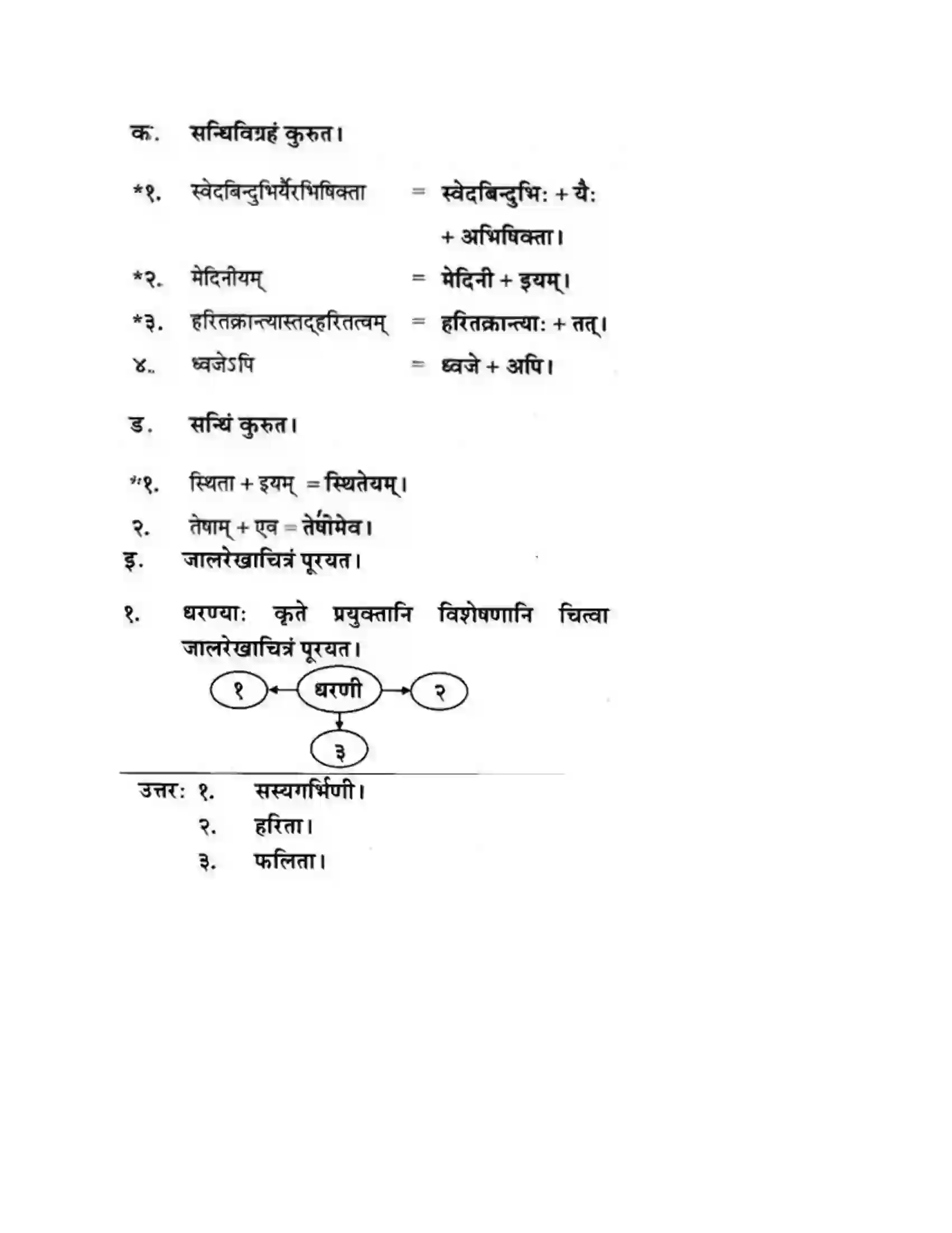 Maharashtra Board Class 10th मन्दाकिनी (Sanskrit) नमामि राष्ट्रध्वजम। - पद्यम अवबोधनम Solution 4