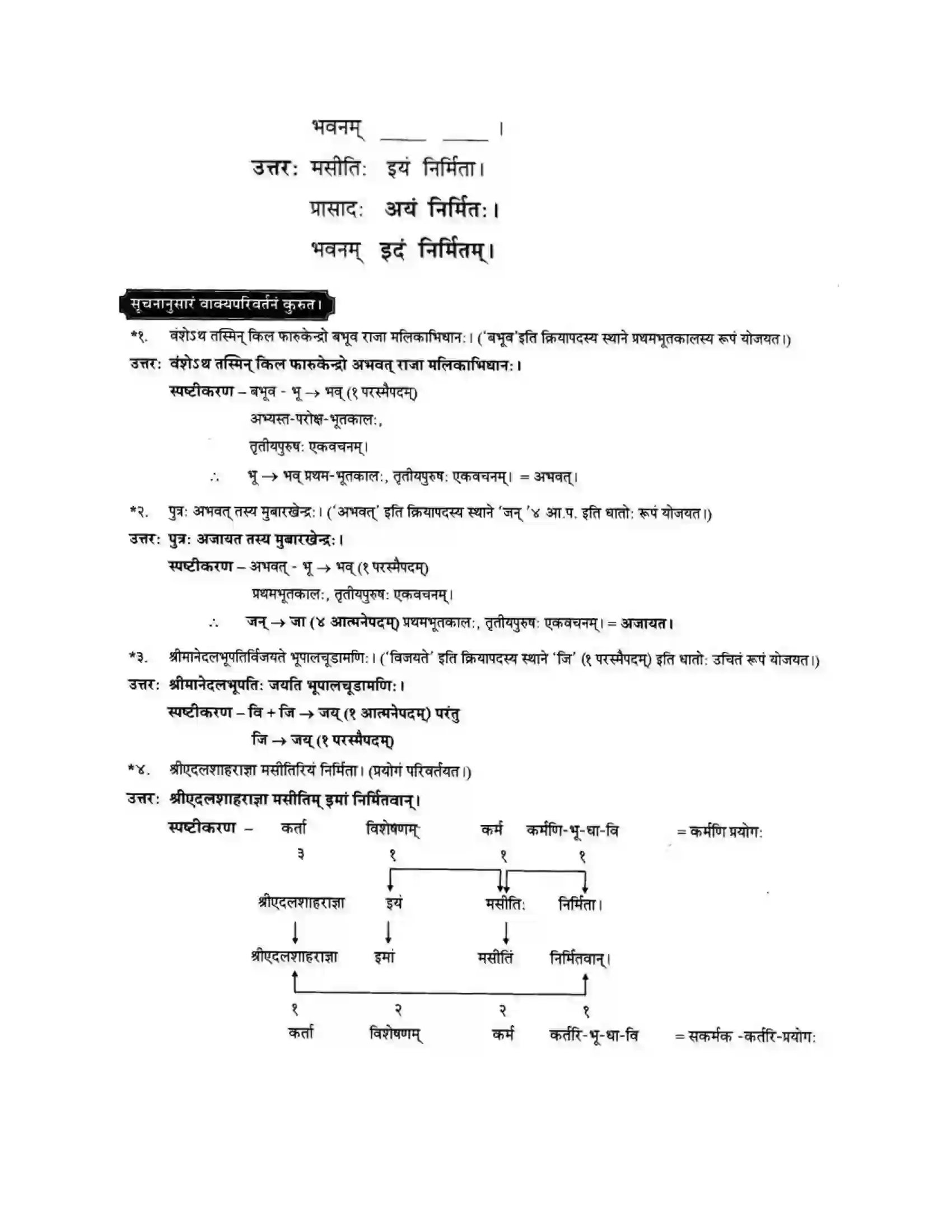 Maharashtra Board Class 10th मन्दाकिनी (Sanskrit) बहणपुरशिलालेख। - पद्यम अवबोधनम Solution 9
