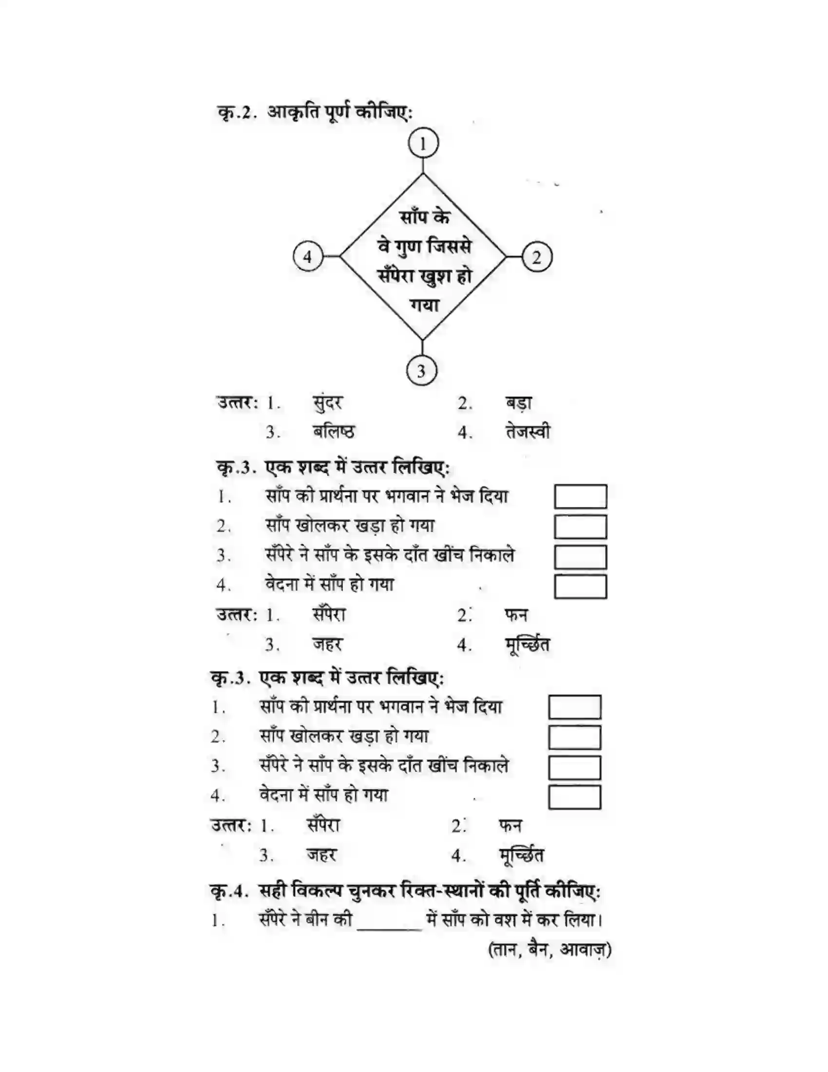 Maharashtra Board Class 10th लोकवाणी वह साँप - गद्य विभाग Solution 16
