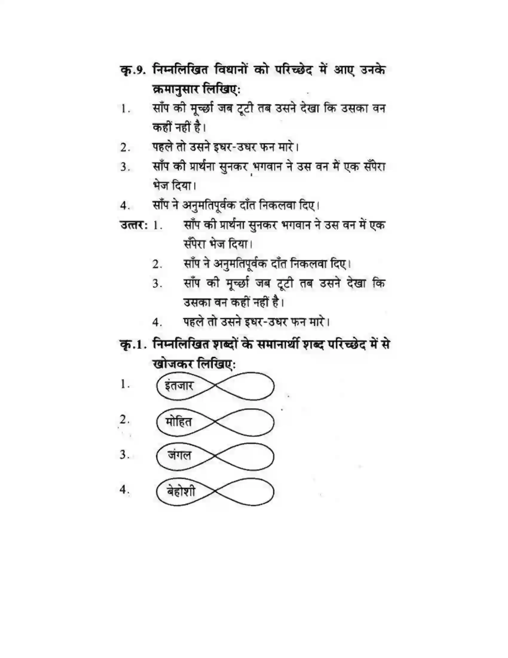 Maharashtra Board Class 10th लोकवाणी वह साँप - गद्य विभाग Solution 20
