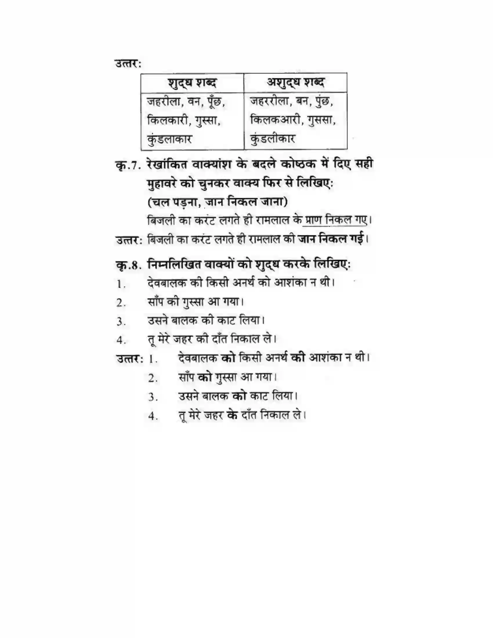 Maharashtra Board Class 10th लोकवाणी वह साँप - गद्य विभाग Solution 9