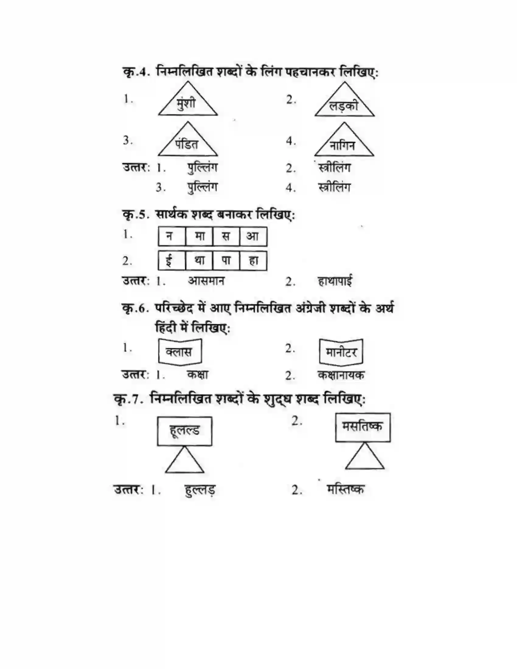 Maharashtra Board Class 10th लोकवाणी मुहावरे और मुंशी जी की सनक - गद्य विभाग Solution 41