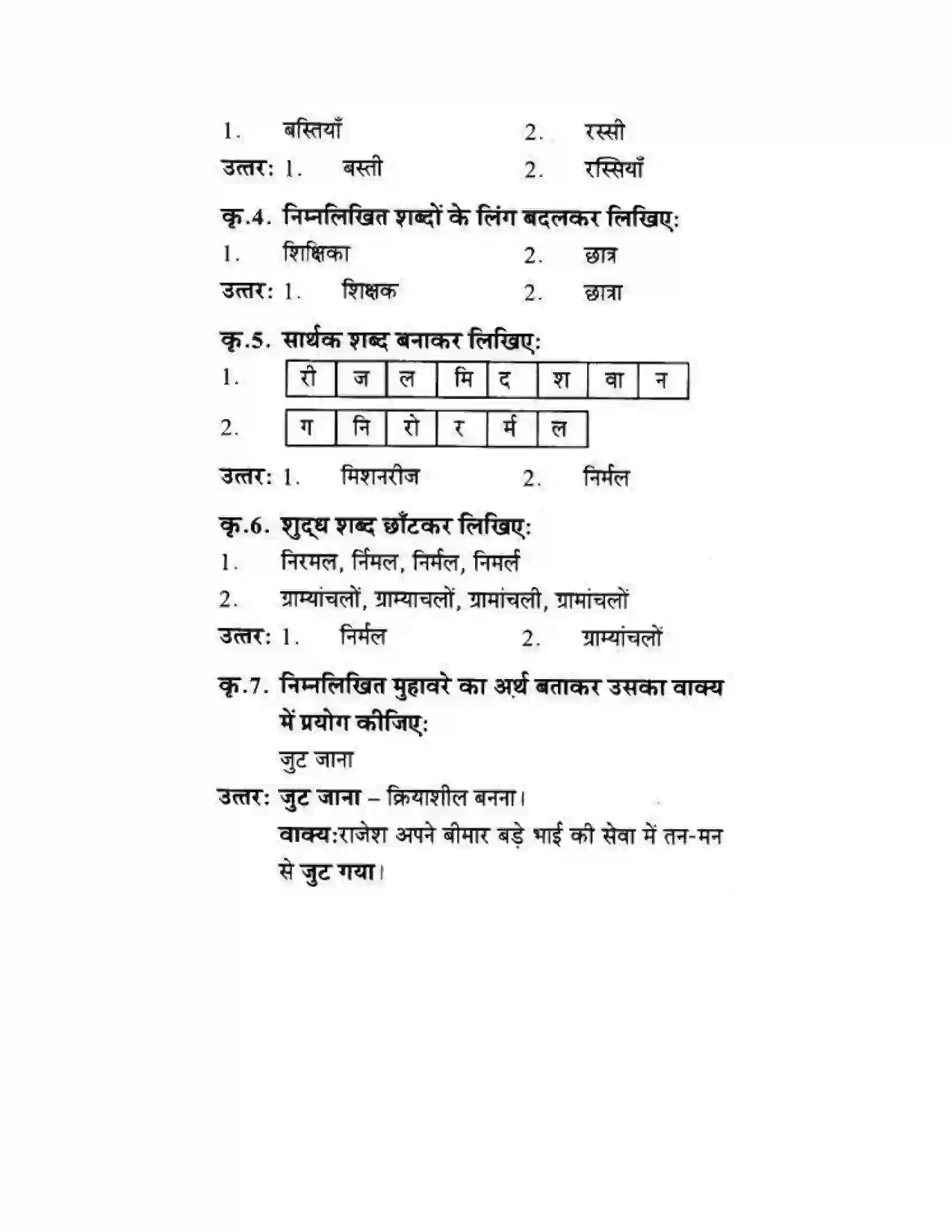 Maharashtra Board Class 10th लोकवाणी मदर टेरेसा - गद्य विभाग Solution 19