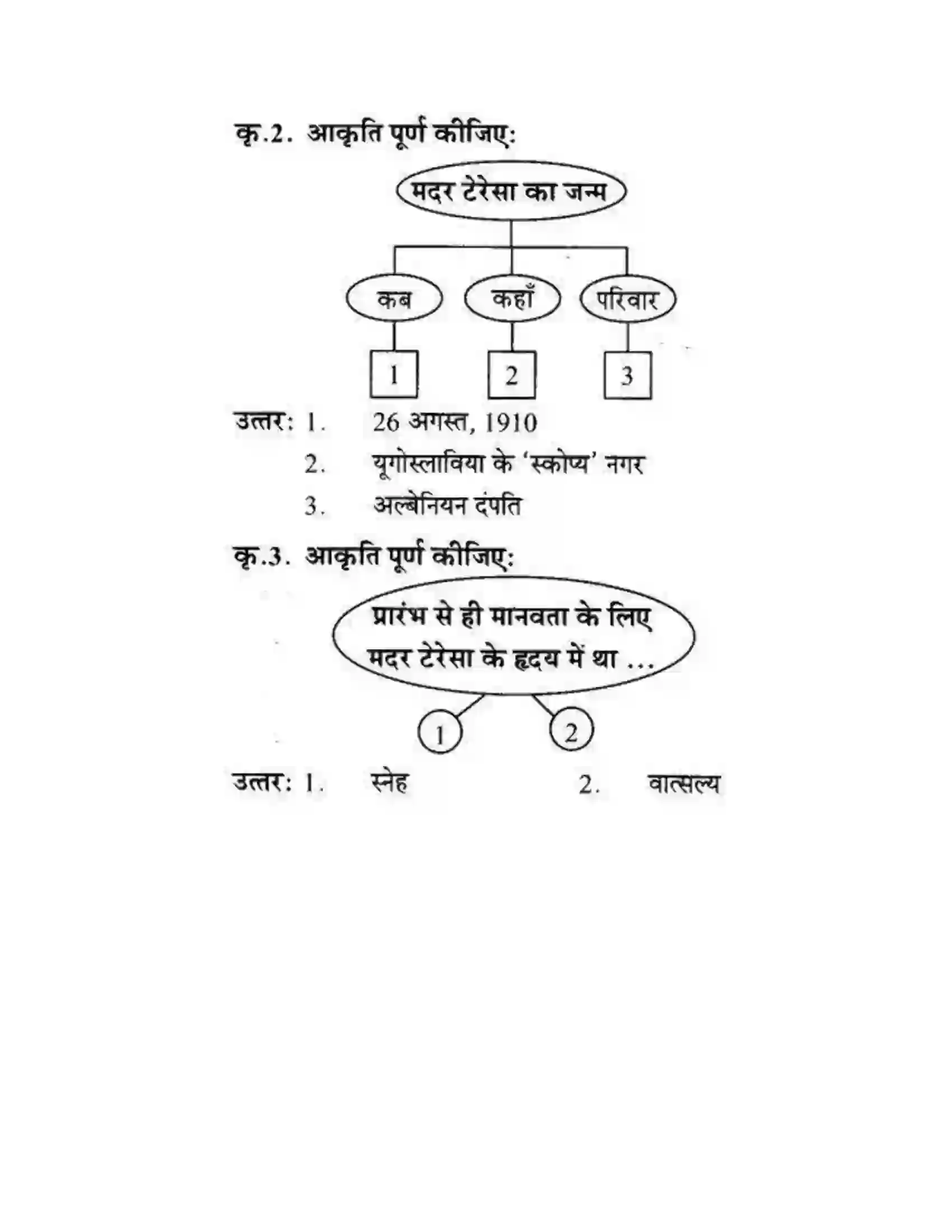 Maharashtra Board Class 10th लोकवाणी मदर टेरेसा - गद्य विभाग Solution 2