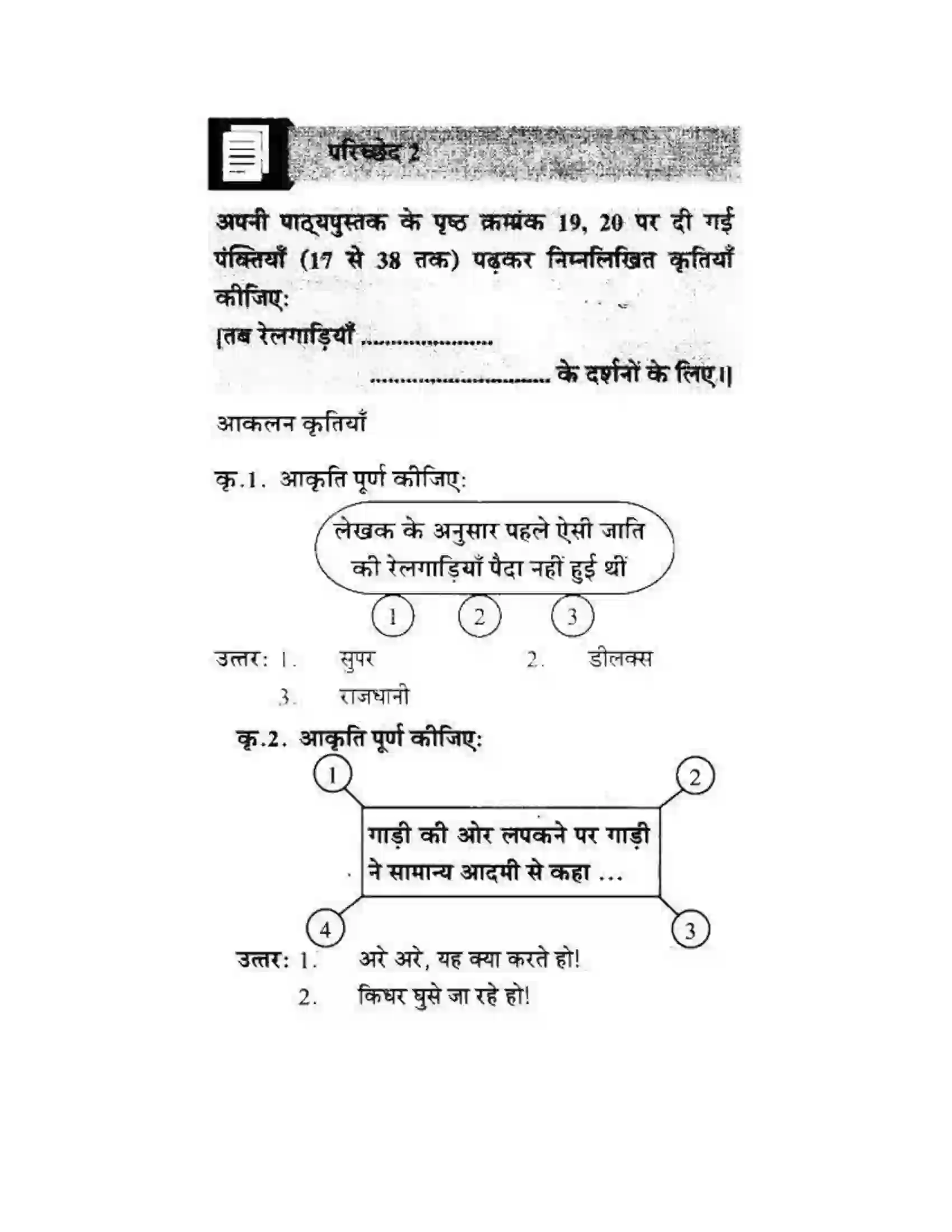 Maharashtra Board Class 10th लोकवाणी एक रेलसफर की बात - गद्य विभाग Solution 12