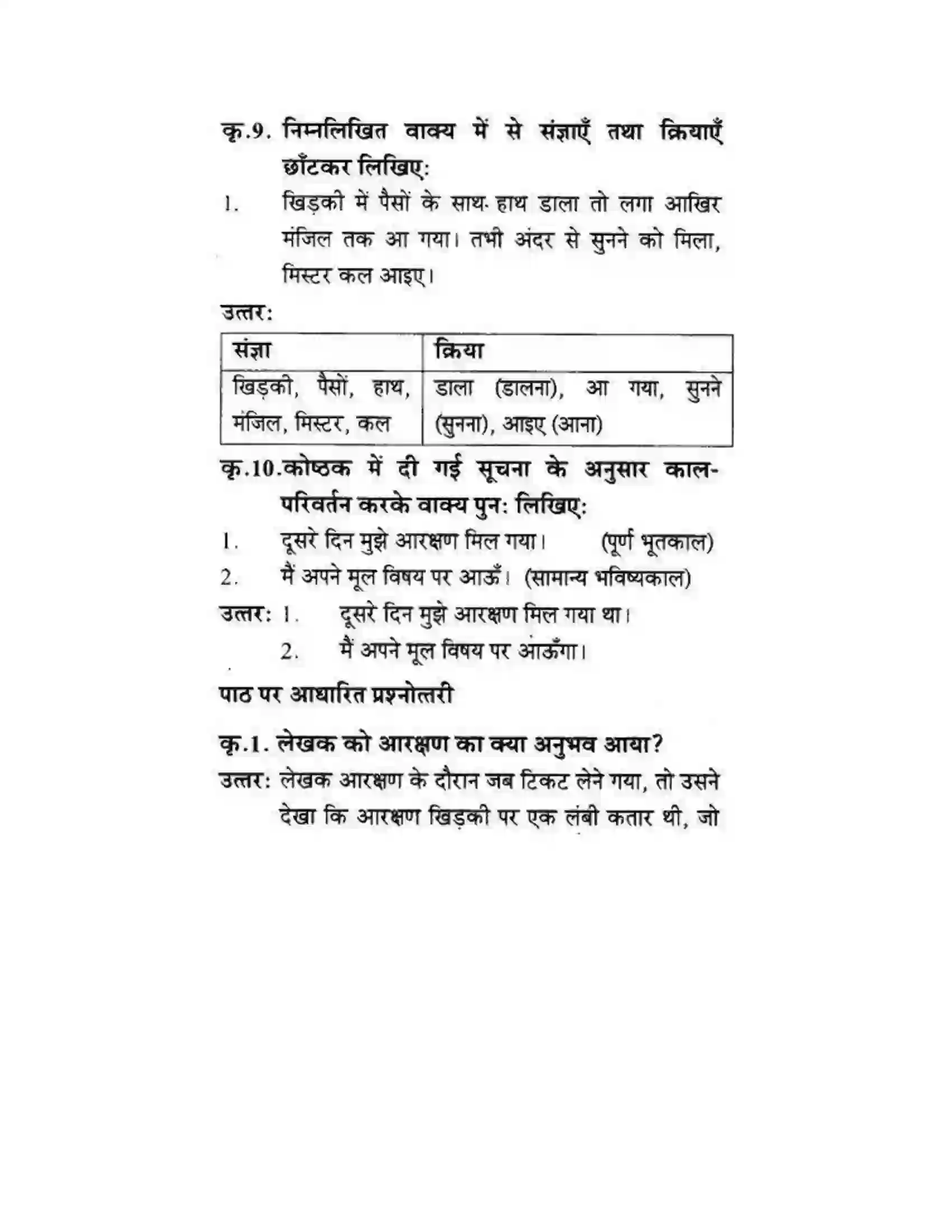Maharashtra Board Class 10th लोकवाणी एक रेलसफर की बात - गद्य विभाग Solution 40