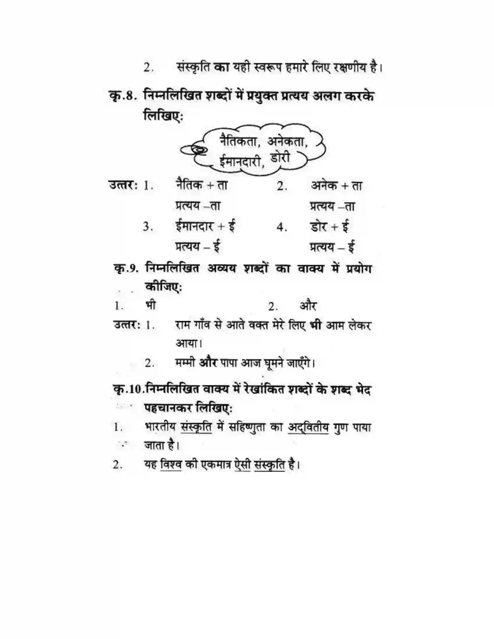 Maharashtra Board Class 10th लोकवाणी राष्ट्रीय एकता - गद्य विभाग Solution 32