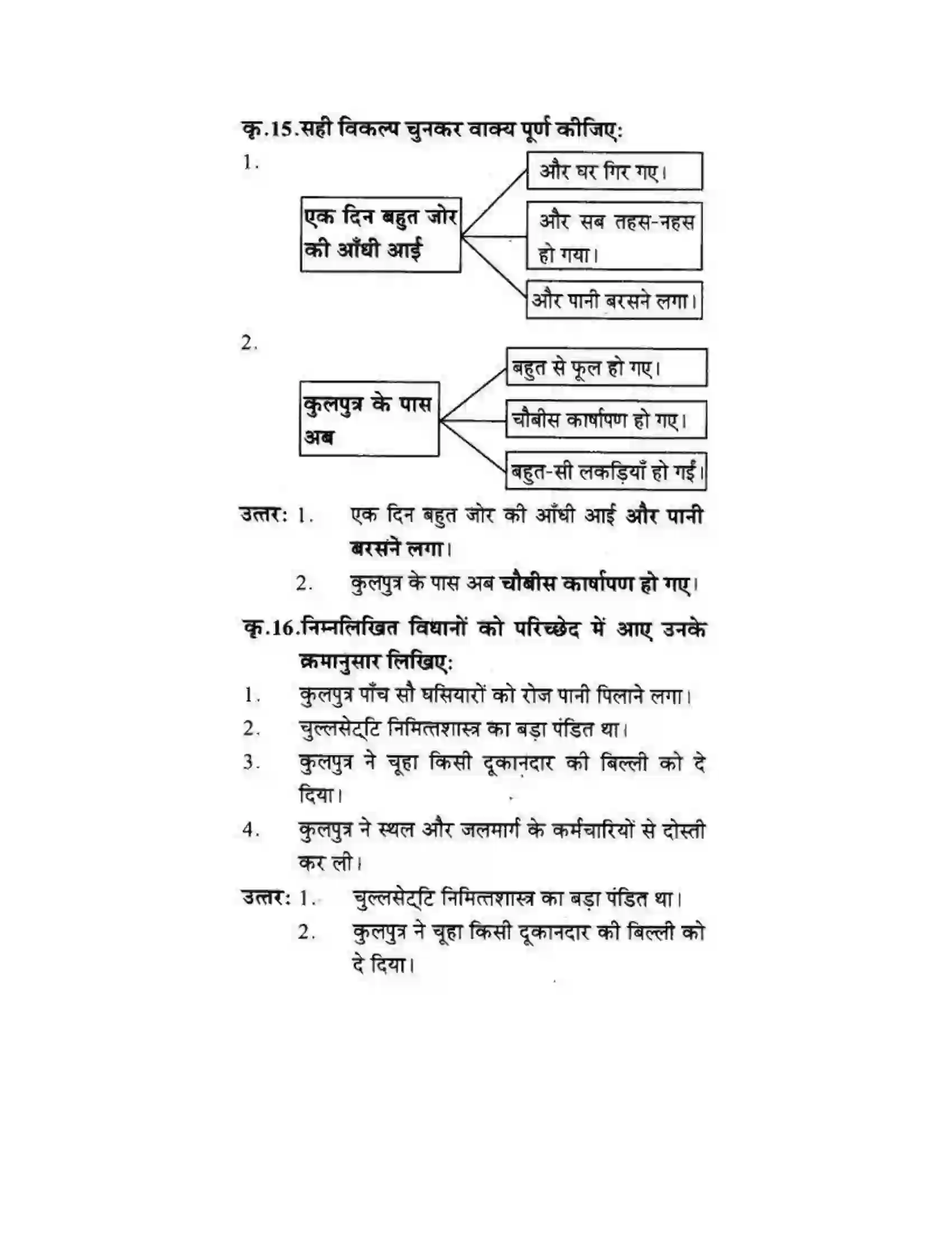 Maharashtra Board Class 10th लोकवाणी दो लघुकथाएँ - गद्य विभाग Solution 34