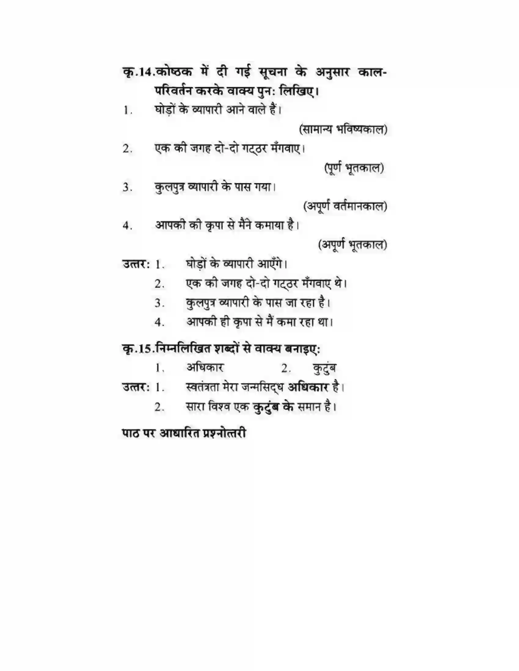 Maharashtra Board Class 10th लोकवाणी दो लघुकथाएँ - गद्य विभाग Solution 55