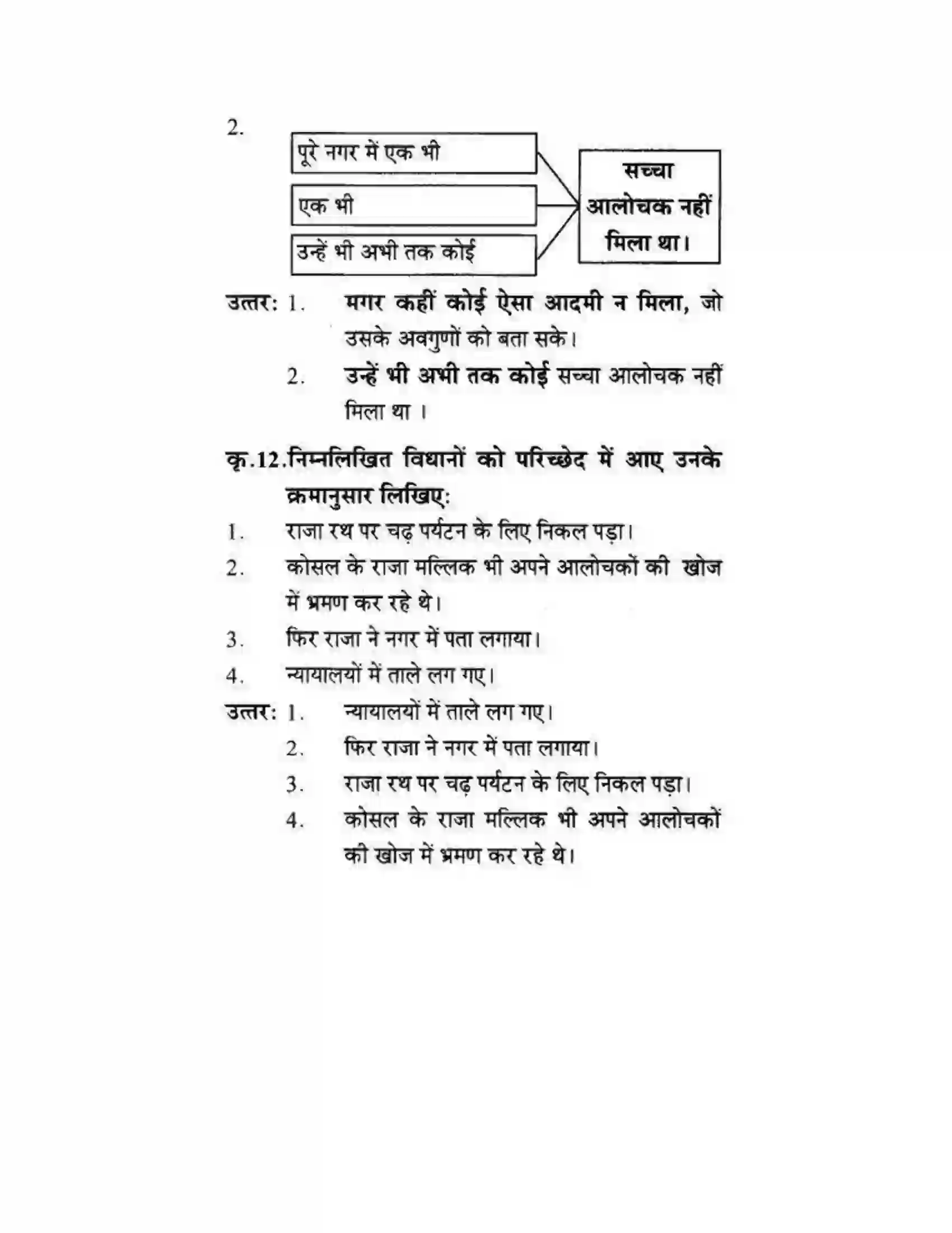 Maharashtra Board Class 10th लोकवाणी दो लघुकथाएँ - गद्य विभाग Solution 6
