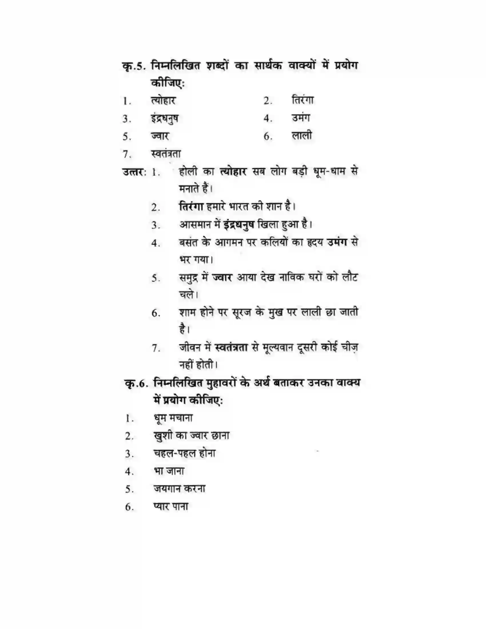 Maharashtra Board Class 10th लोकवाणी फिर प्यारा त्योहार आ गया - पद्य विभाग Solution 9