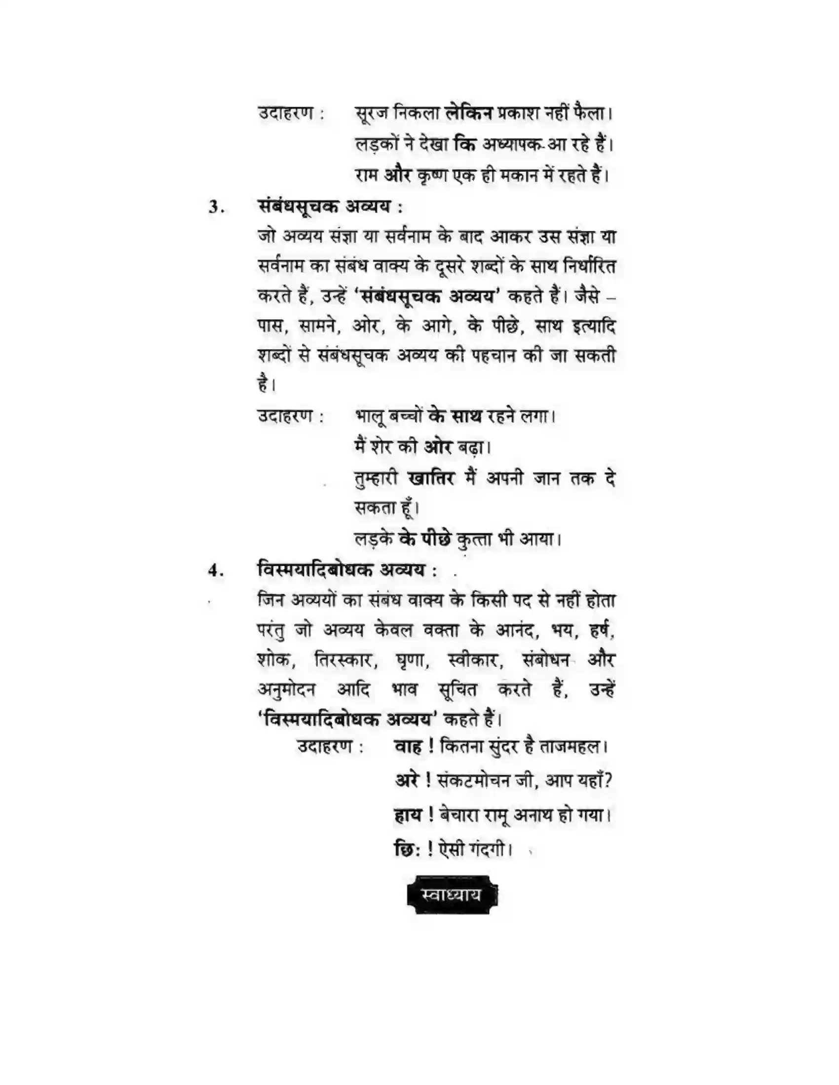 Maharashtra Board Class 10th लोकवाणी शब्दभेद - व्याकरण विभाग Solution 10