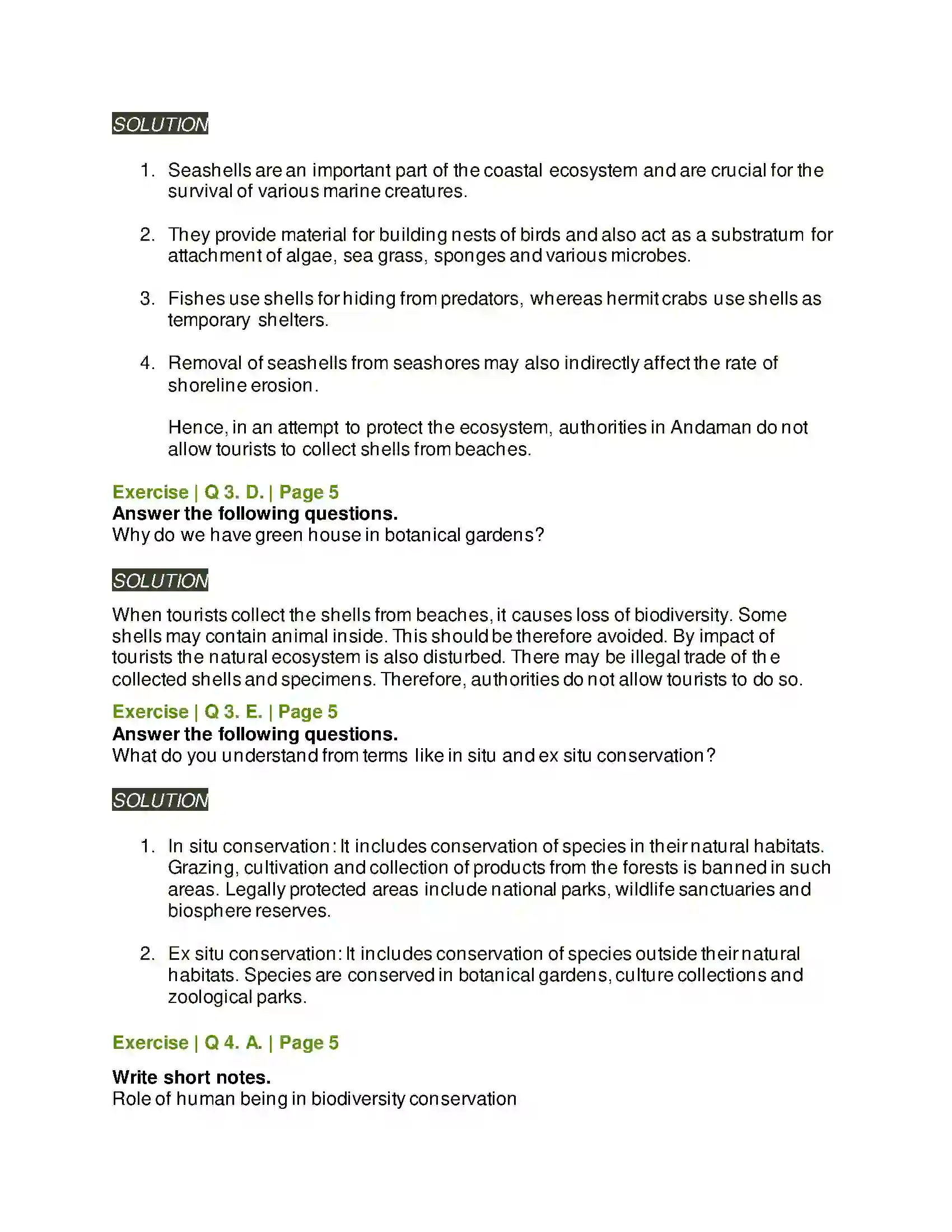 Maharashtra Board Class 11th Biology Living World Solution 3