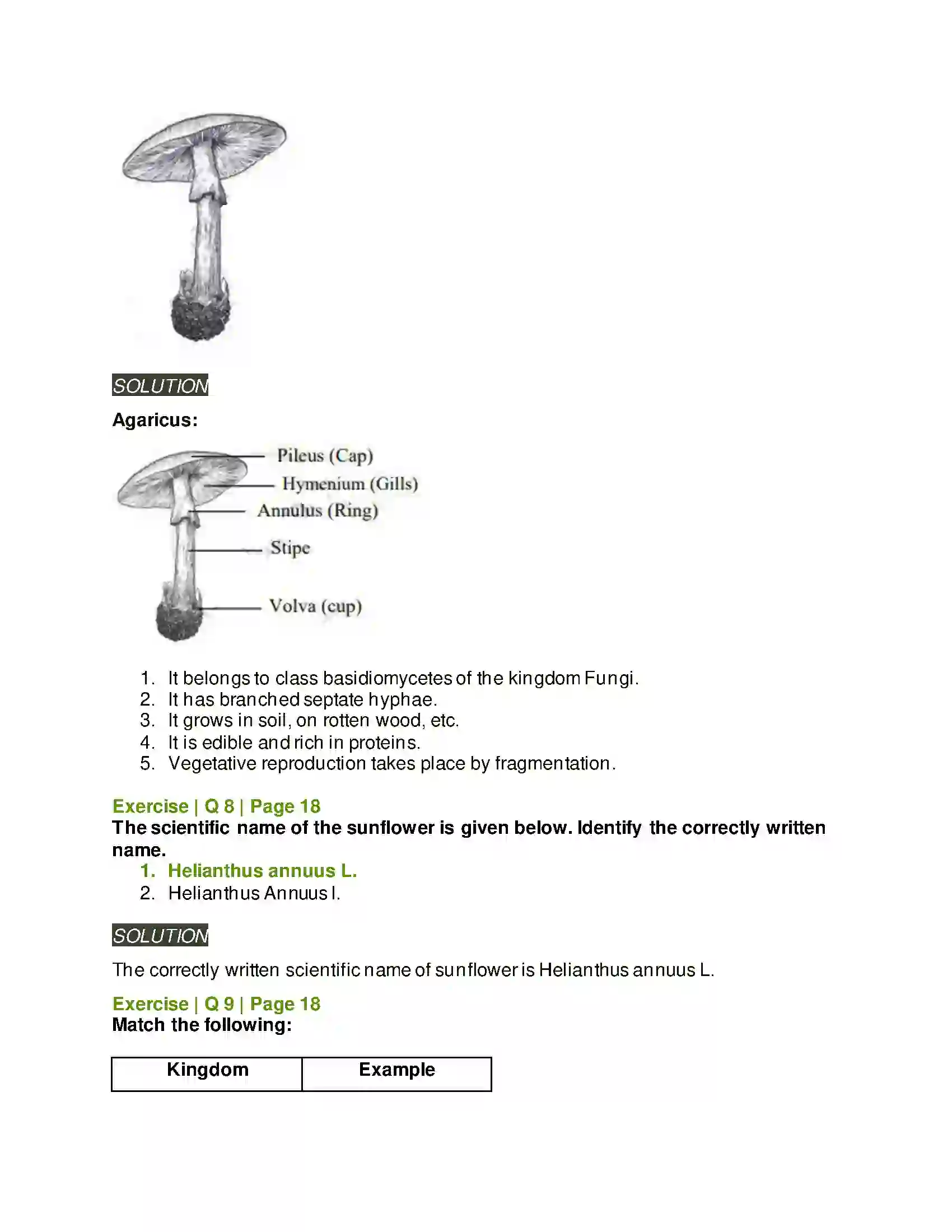 Maharashtra Board Class 11th Biology Systematics of Living Organisms Solution 12