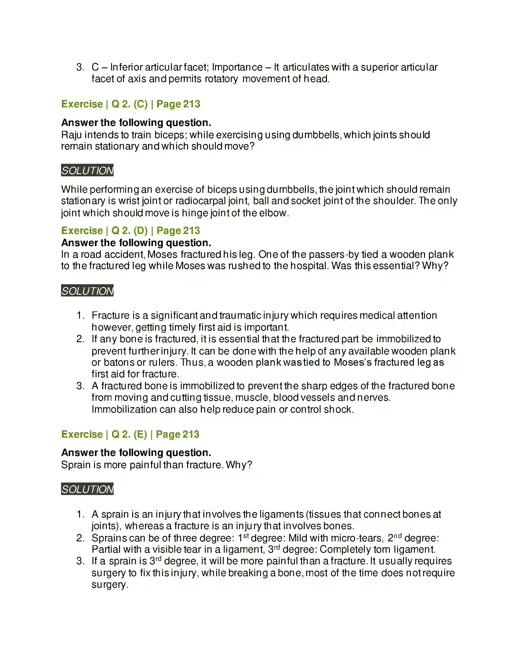 Maharashtra Board Class 11th Biology Skeleton and Movement Solution 4