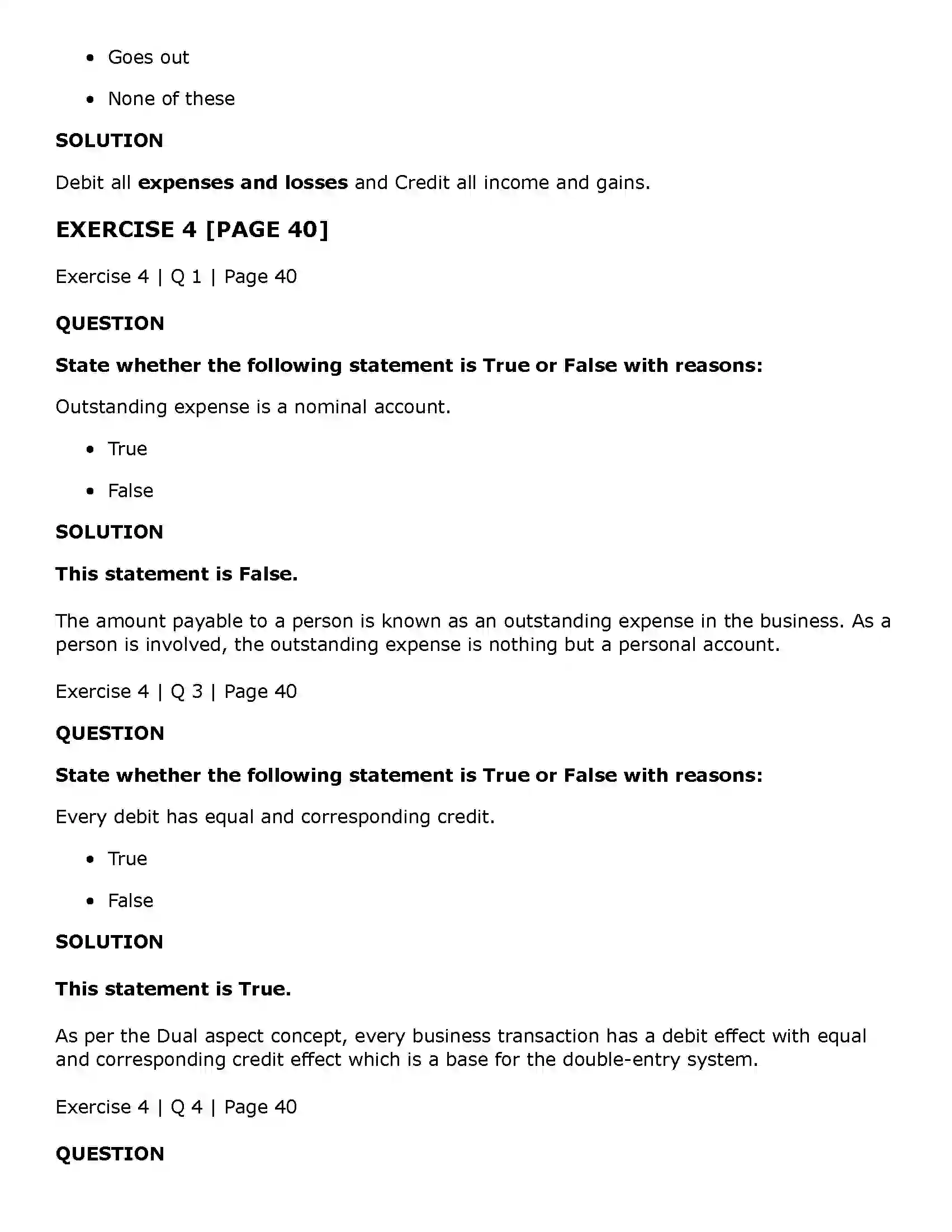 Maharashtra Board Class 11th Book Keeping & Accountancy Meaning & Fundamentals of Double Entry Book-Keeping Solution 10