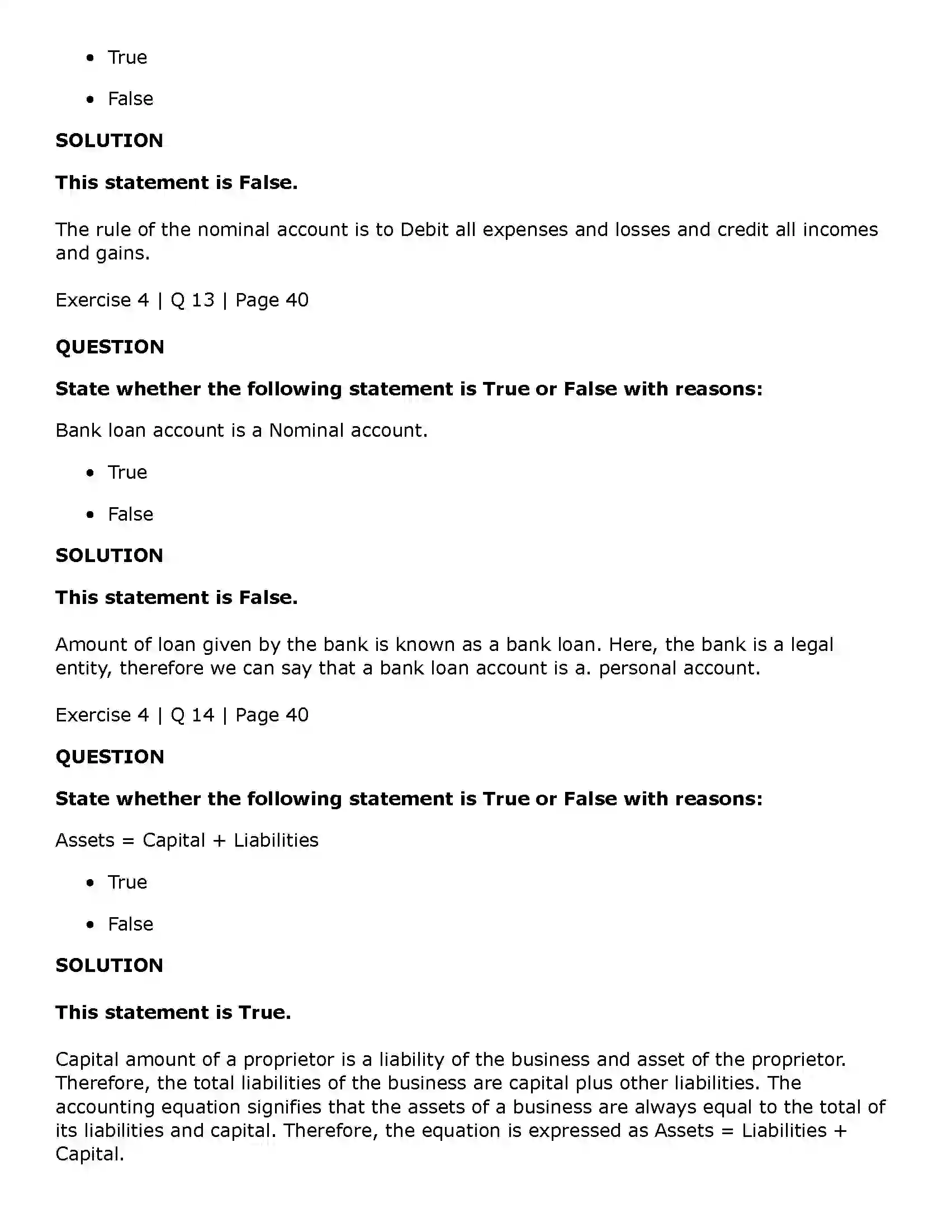 Maharashtra Board Class 11th Book Keeping & Accountancy Meaning & Fundamentals of Double Entry Book-Keeping Solution 14