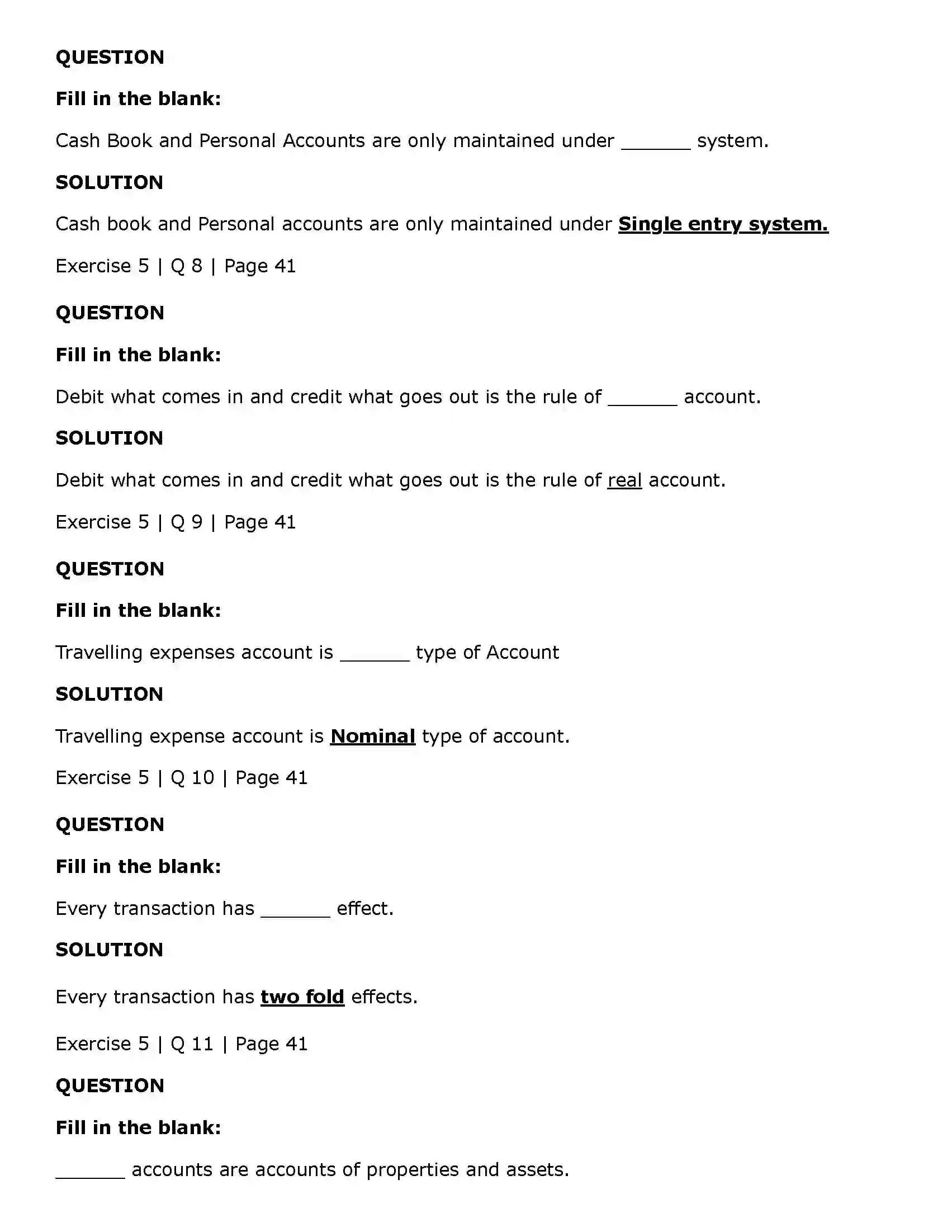Maharashtra Board Class 11th Book Keeping & Accountancy Meaning & Fundamentals of Double Entry Book-Keeping Solution 17