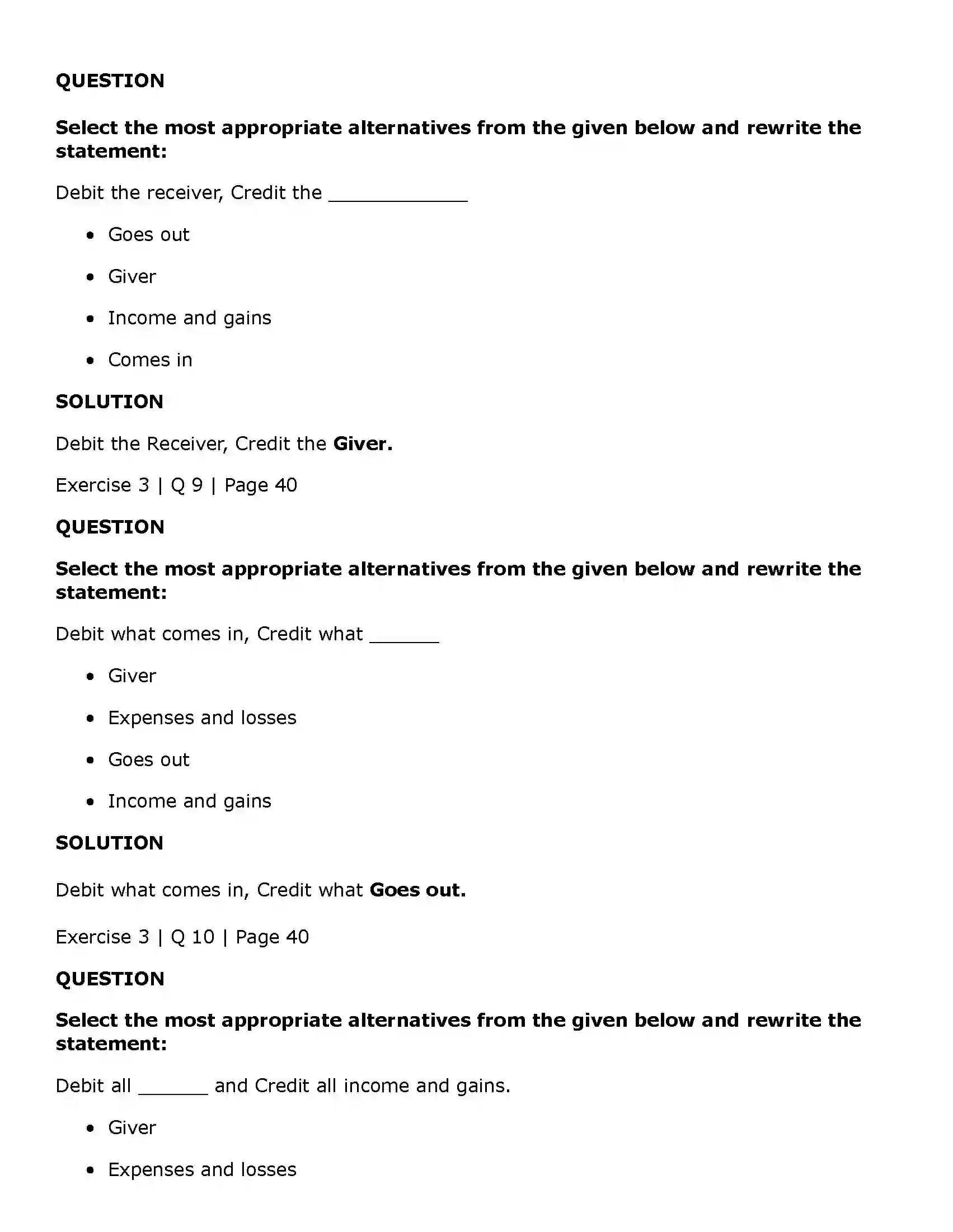 Maharashtra Board Class 11th Book Keeping & Accountancy Meaning & Fundamentals of Double Entry Book-Keeping Solution 9