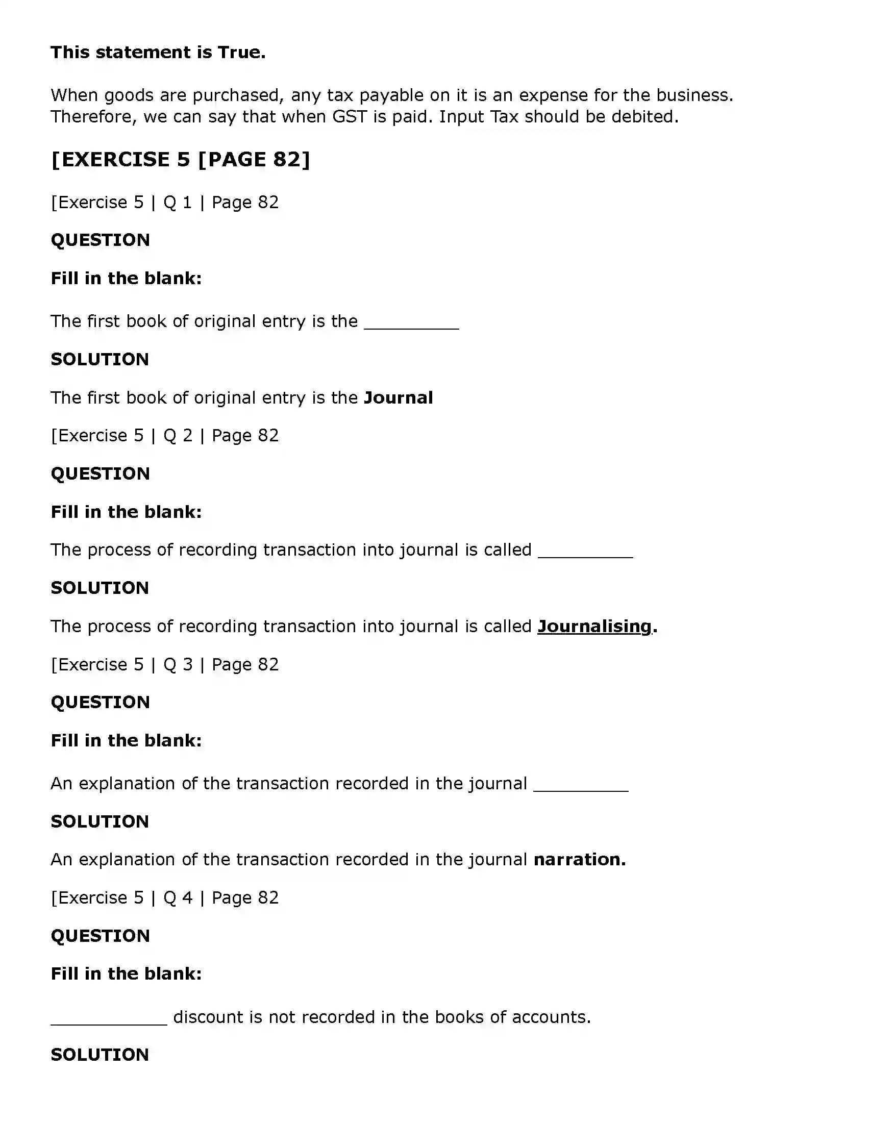 Maharashtra Board Class 11th Book Keeping & Accountancy Journal Solution 13