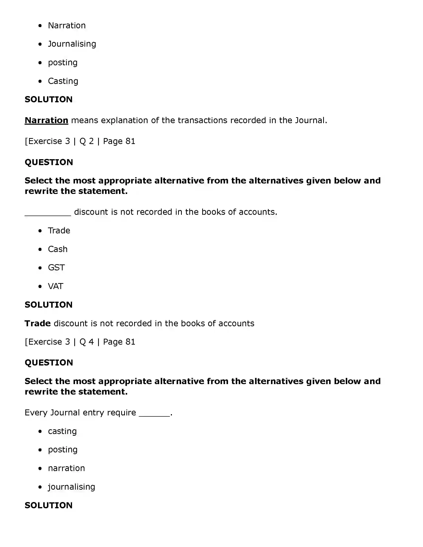 Maharashtra Board Class 11th Book Keeping & Accountancy Journal Solution 6