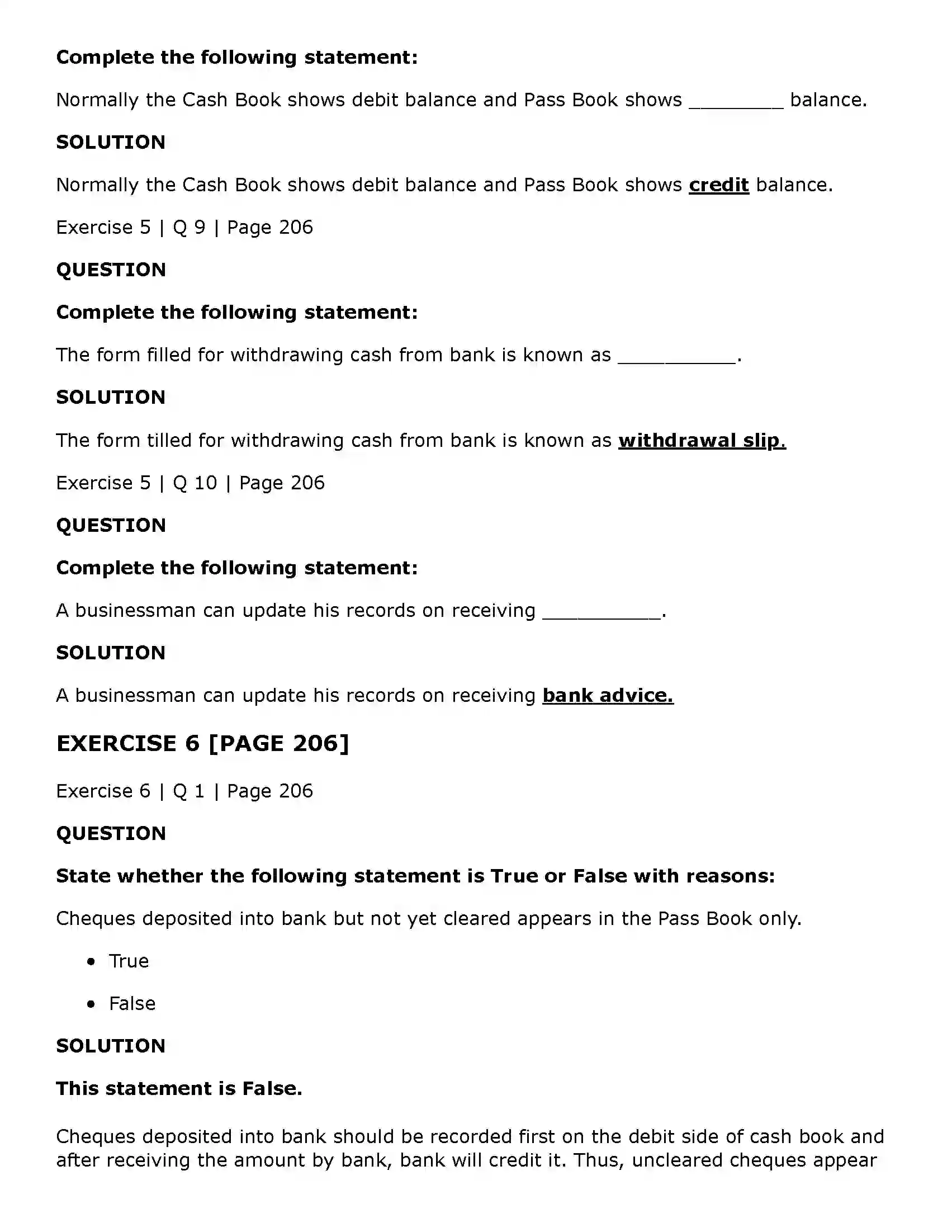 Maharashtra Board Class 11th Book Keeping & Accountancy Bank Reconciliation Statement Solution 15