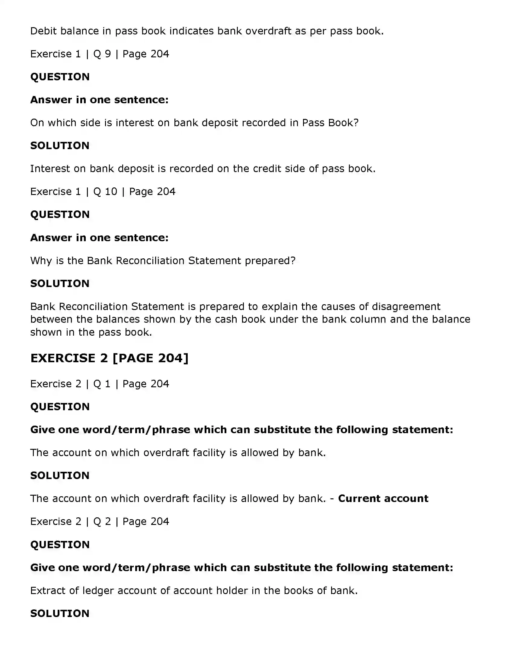 Maharashtra Board Class 11th Book Keeping & Accountancy Bank Reconciliation Statement Solution 3