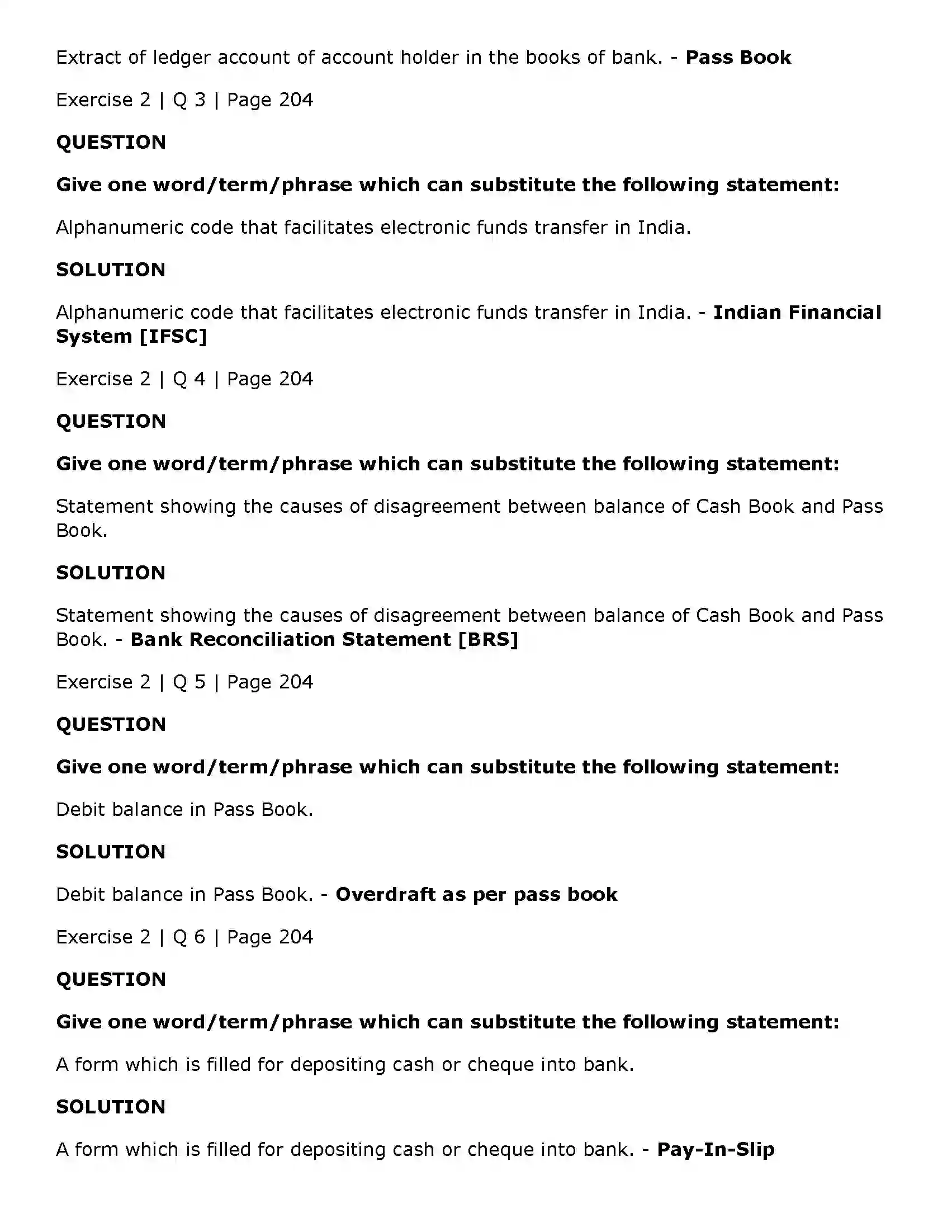 Maharashtra Board Class 11th Book Keeping & Accountancy Bank Reconciliation Statement Solution 4