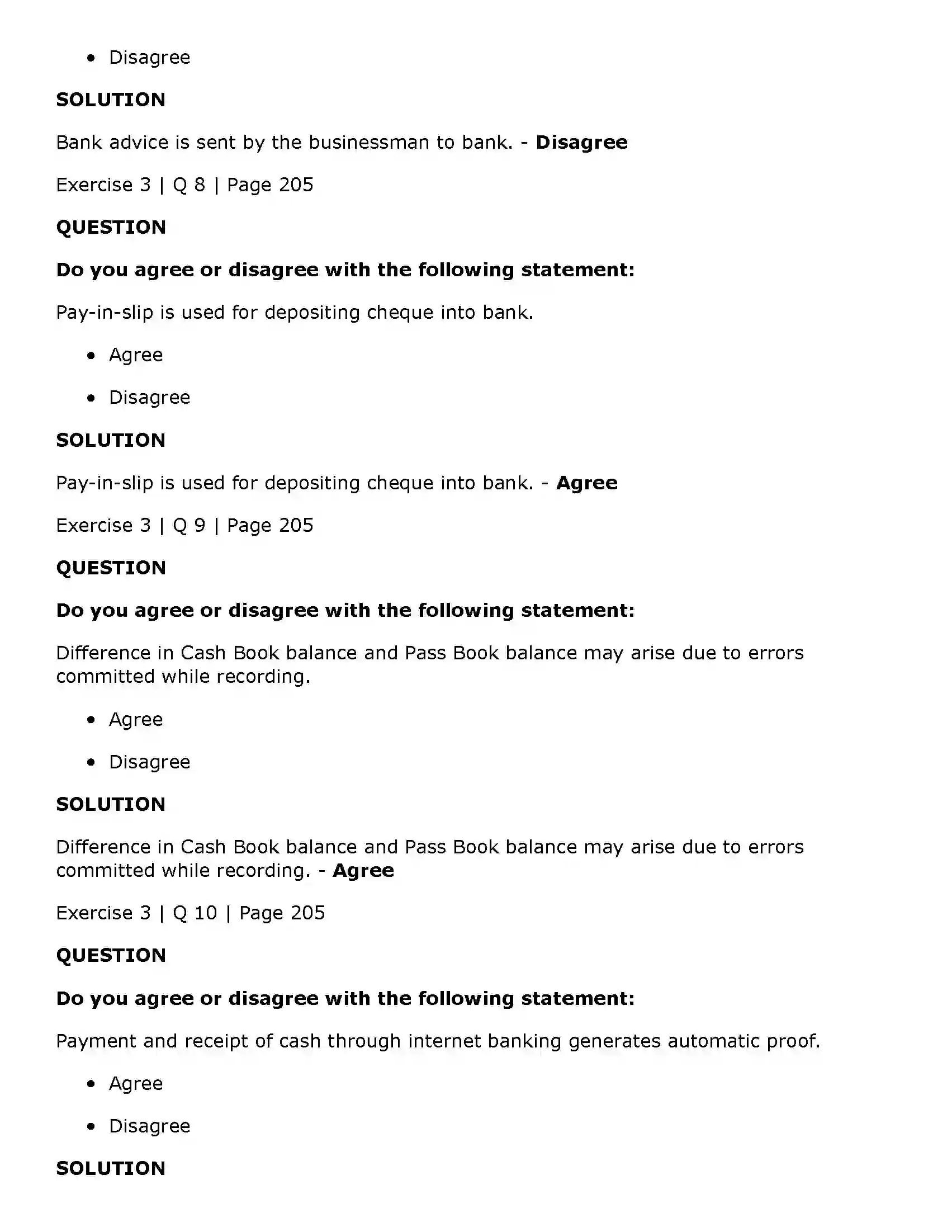 Maharashtra Board Class 11th Book Keeping & Accountancy Bank Reconciliation Statement Solution 8