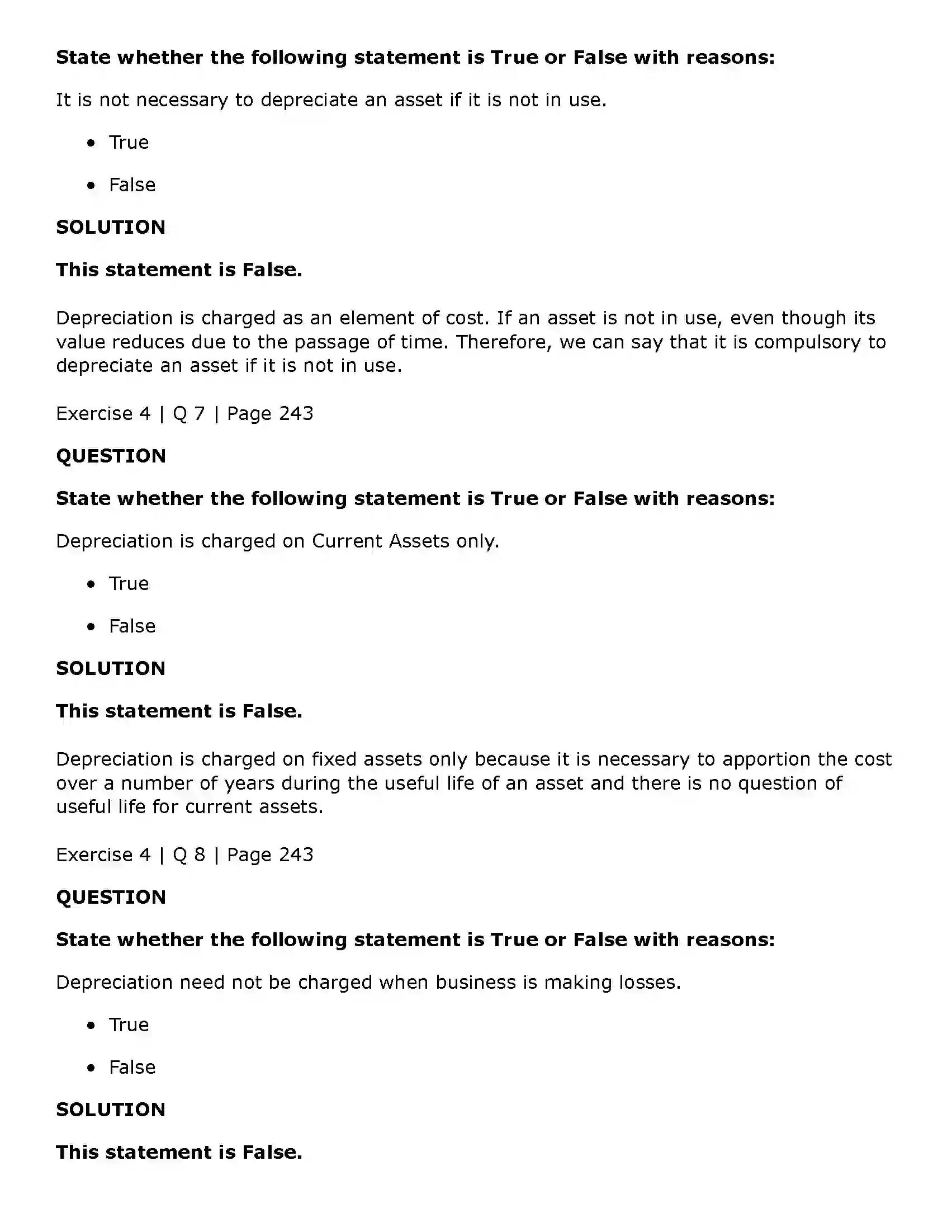 Maharashtra Board Class 11th Book Keeping & Accountancy Depreciation Solution 11