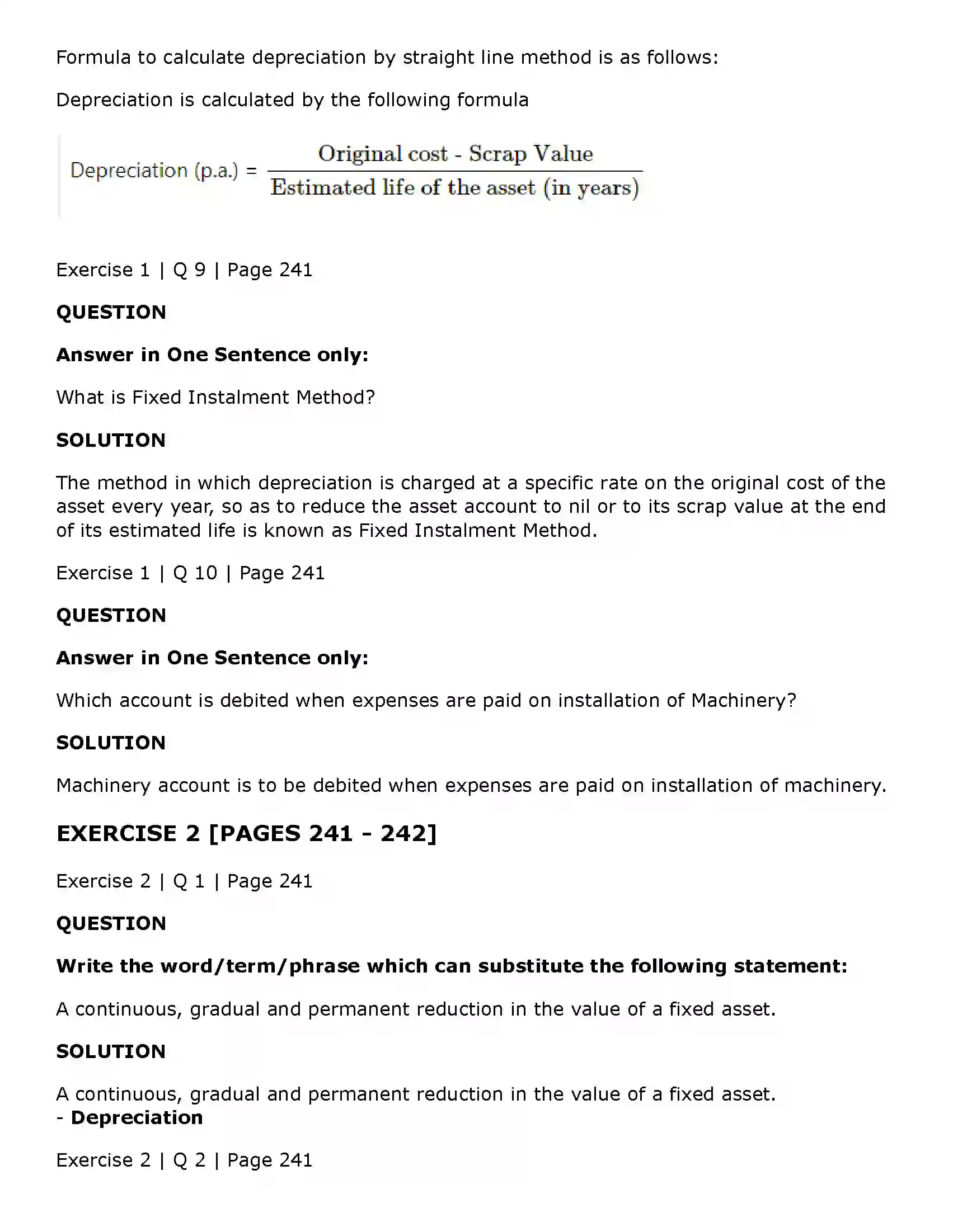 Maharashtra Board Class 11th Book Keeping & Accountancy Depreciation Solution 3