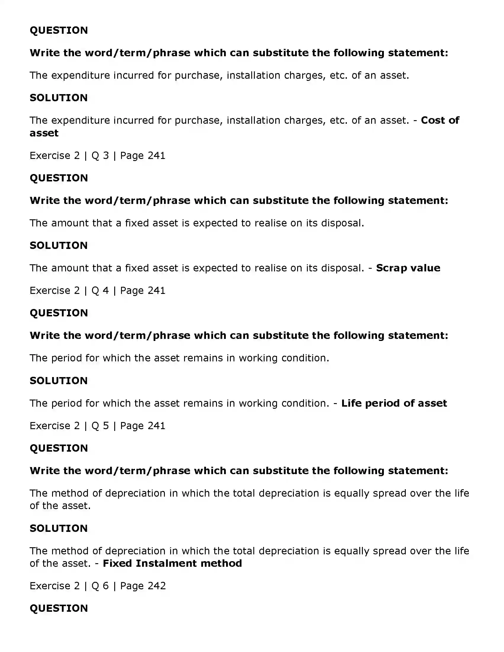 Maharashtra Board Class 11th Book Keeping & Accountancy Depreciation Solution 4