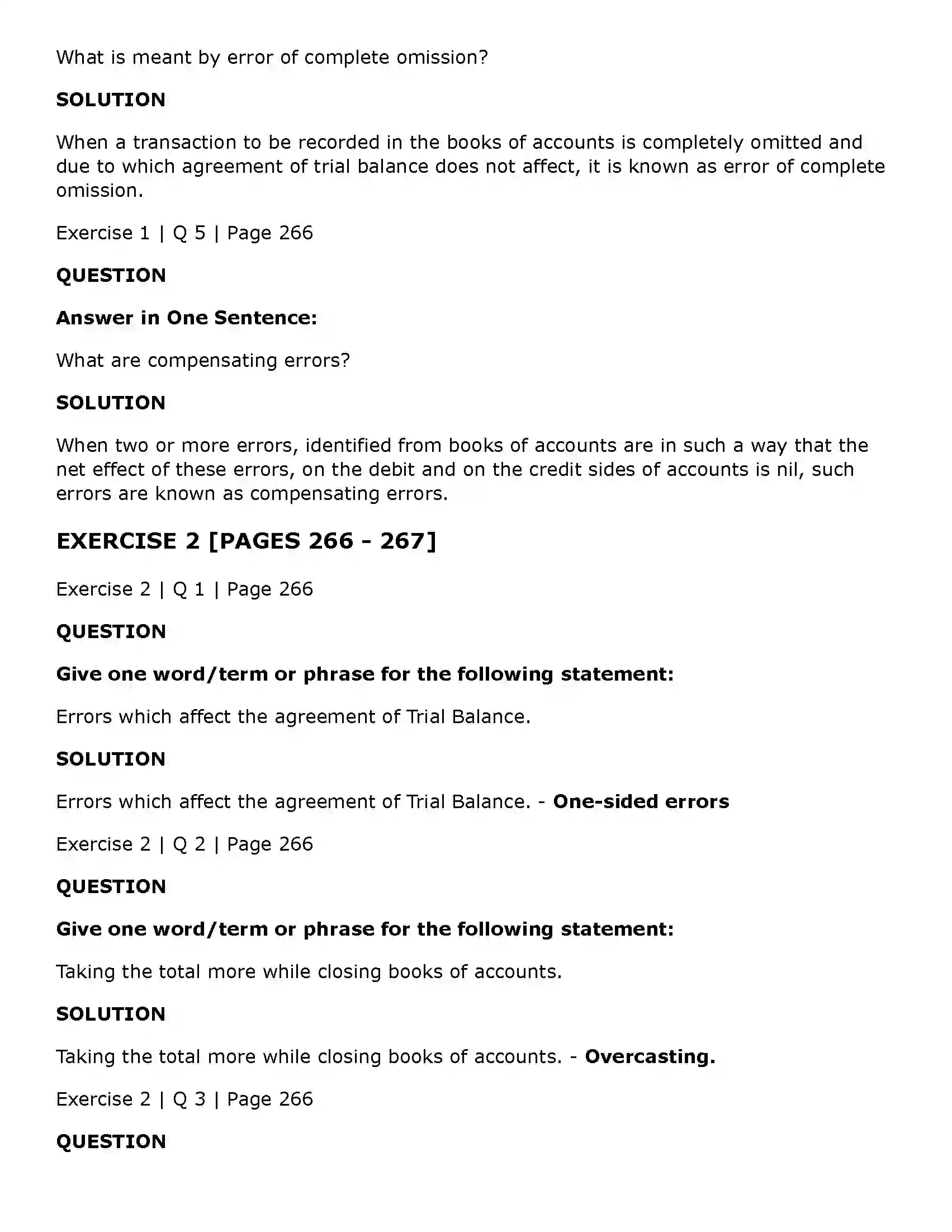 Maharashtra Board Class 11th Book Keeping & Accountancy Rectification of Errors Solution 2