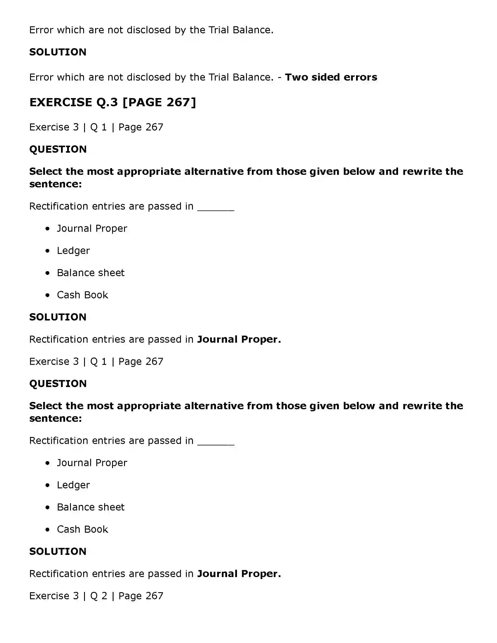 Maharashtra Board Class 11th Book Keeping & Accountancy Rectification of Errors Solution 4