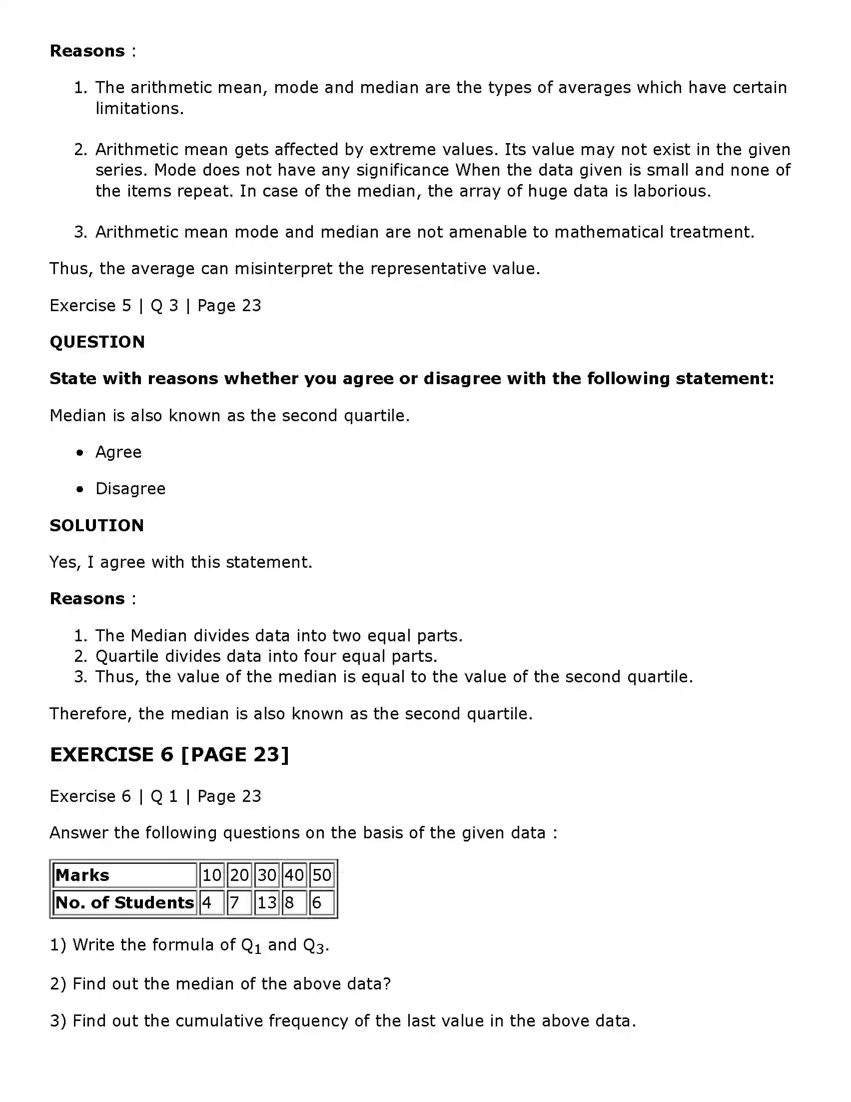 Maharashtra Board Class 11th Economics Partition Values Solution 14