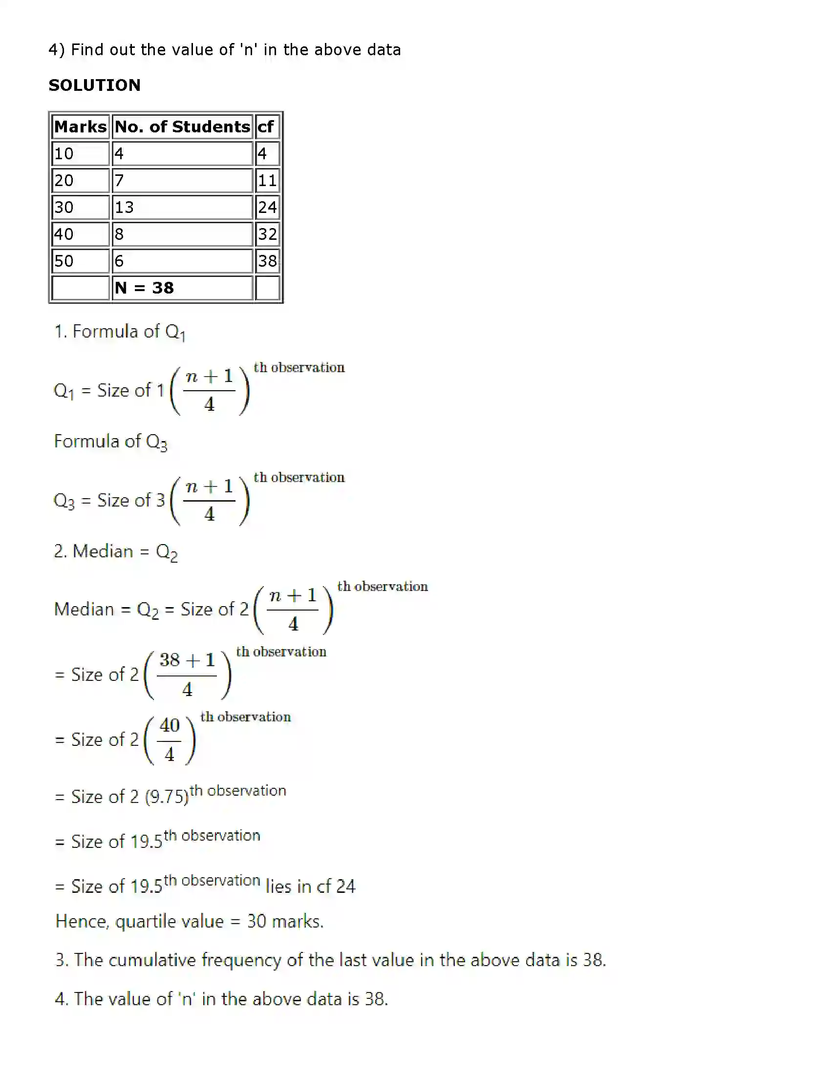 Maharashtra Board Class 11th Economics Partition Values Solution 15