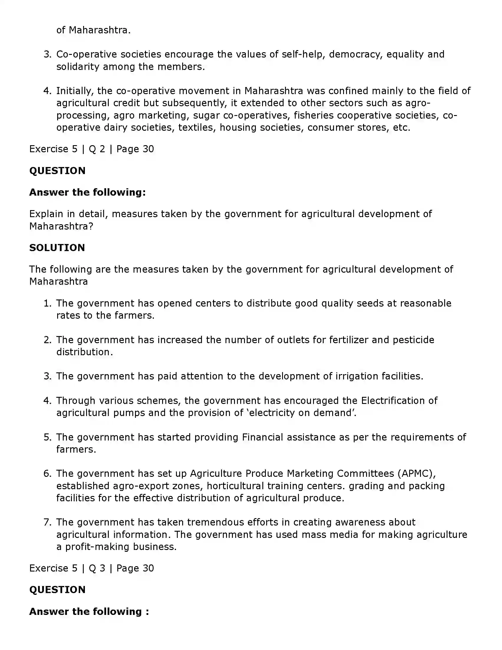 Maharashtra Board Class 11th Economics The Economy of Maharashtra Solution 7