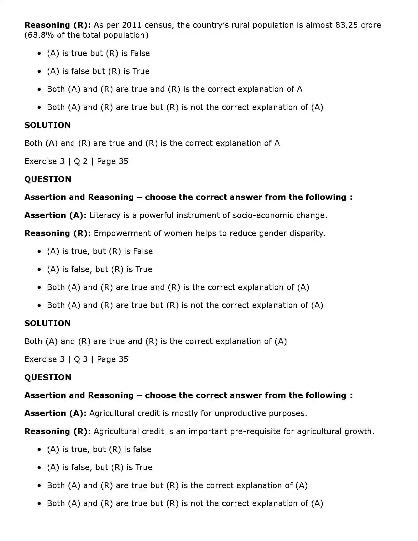 Maharashtra Board Class 11th Economics Rural Development in India Solution 4
