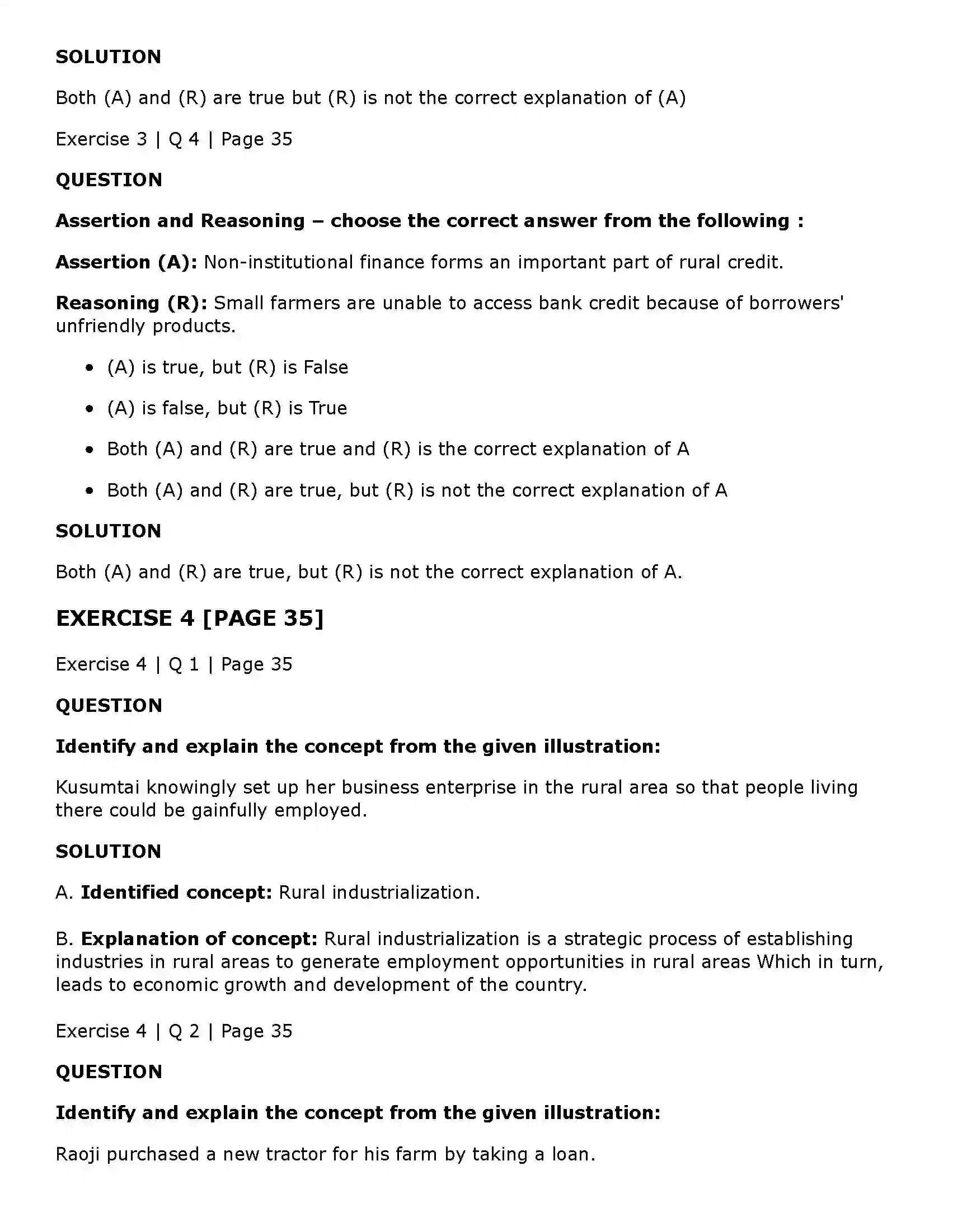 Maharashtra Board Class 11th Economics Rural Development in India Solution 5