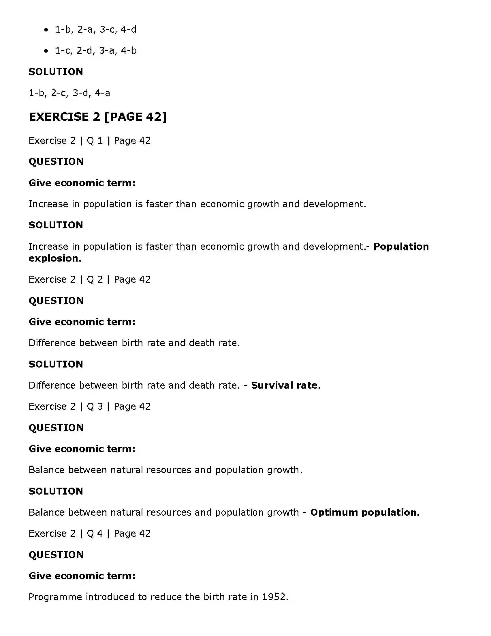 Maharashtra Board Class 11th Economics Population in India Solution 3