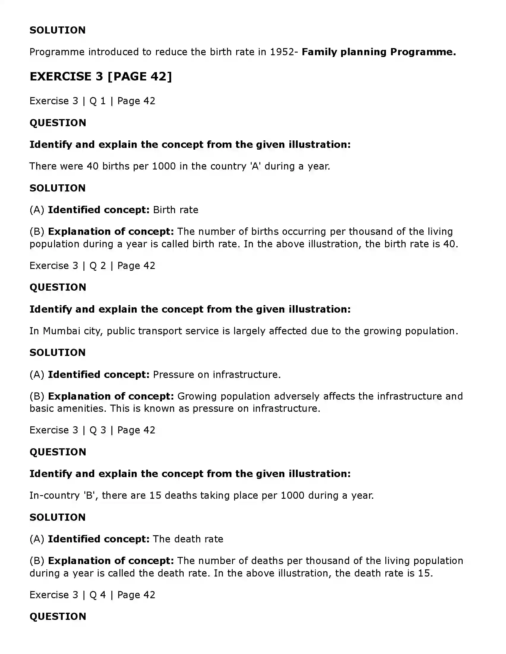 Maharashtra Board Class 11th Economics Population in India Solution 4