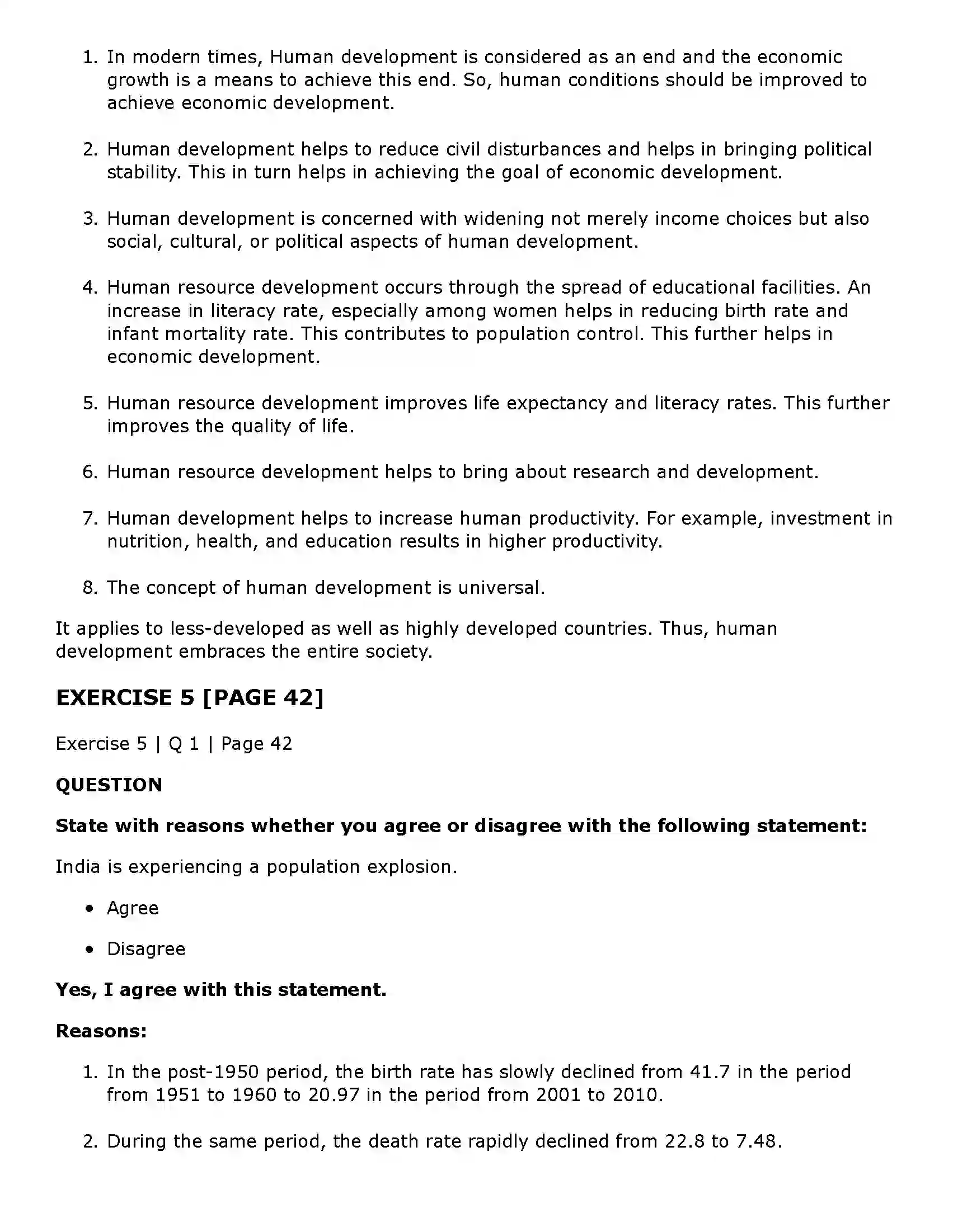 Maharashtra Board Class 11th Economics Population in India Solution 7
