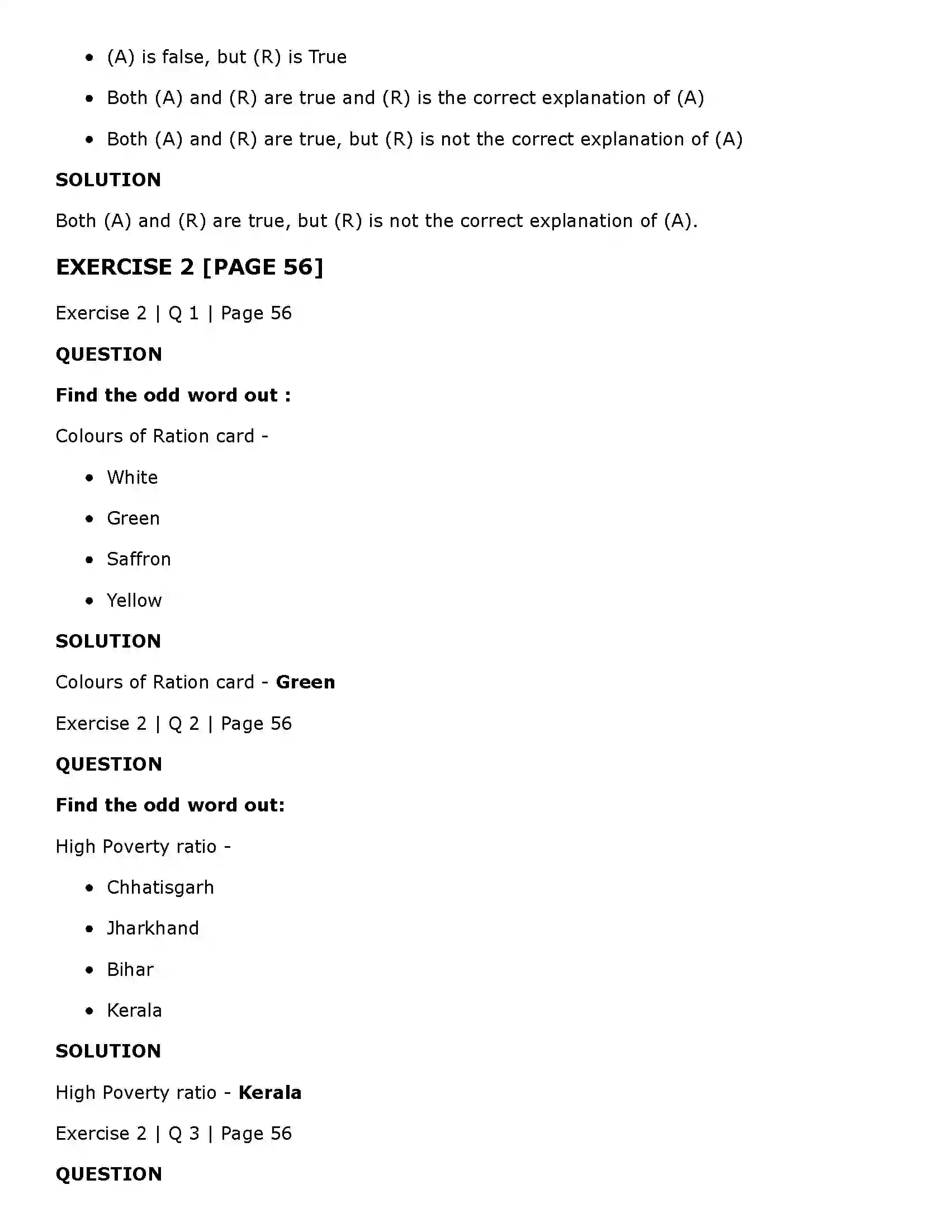 Maharashtra Board Class 11th Economics Poverty in India Solution 3