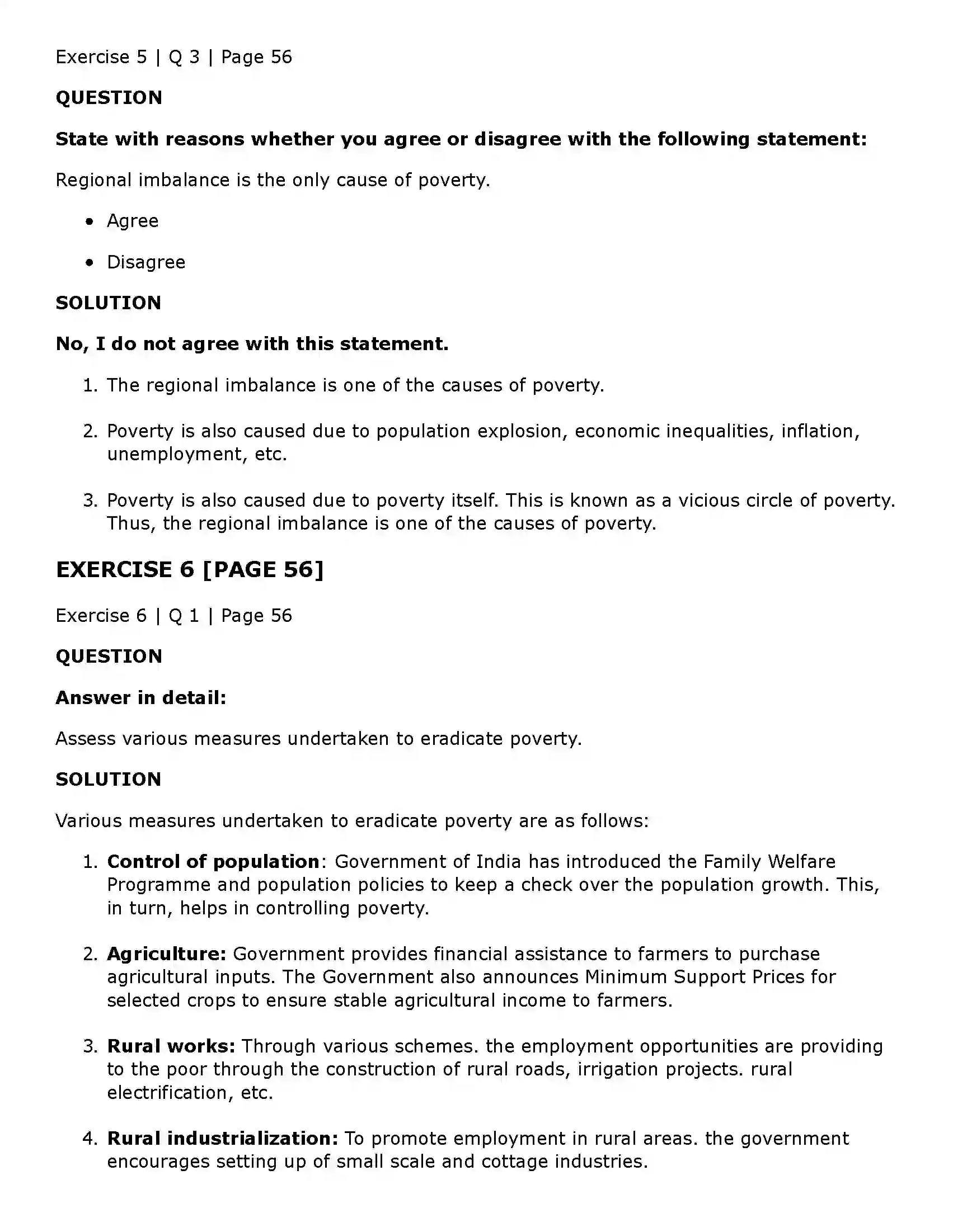 Maharashtra Board Class 11th Economics Poverty in India Solution 8