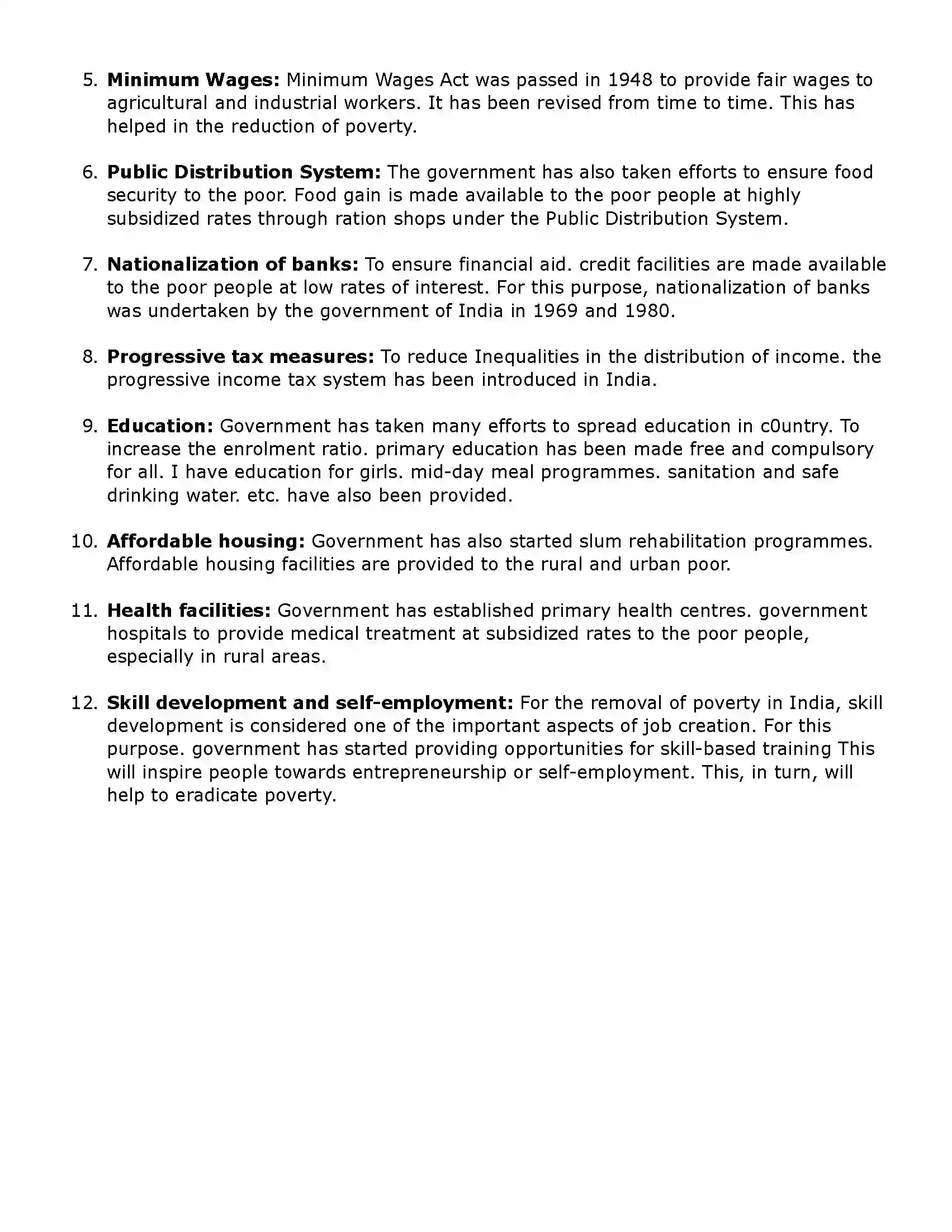 Maharashtra Board Class 11th Economics Poverty in India Solution 9