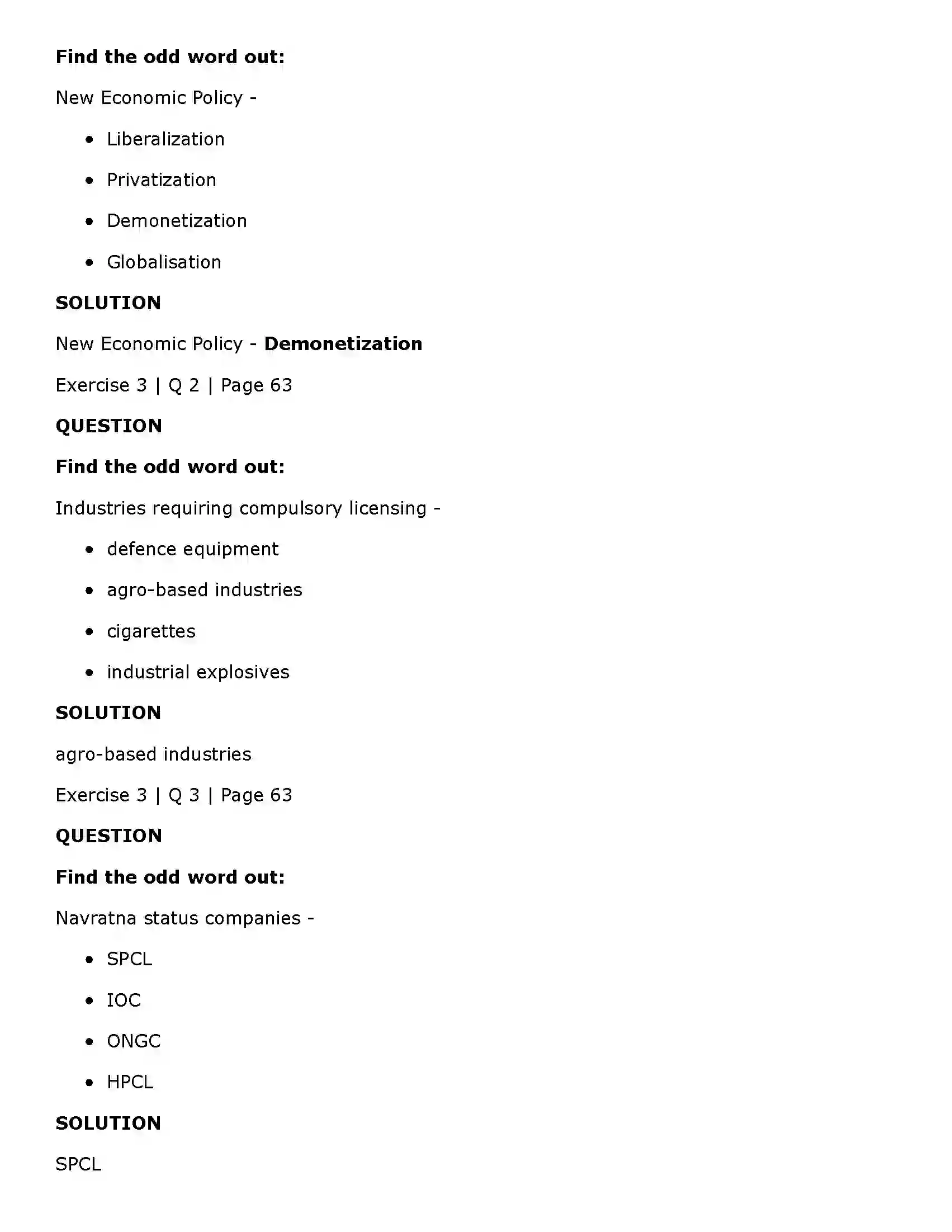 Maharashtra Board Class 11th Economics Economic Policy of India since Solution 4
