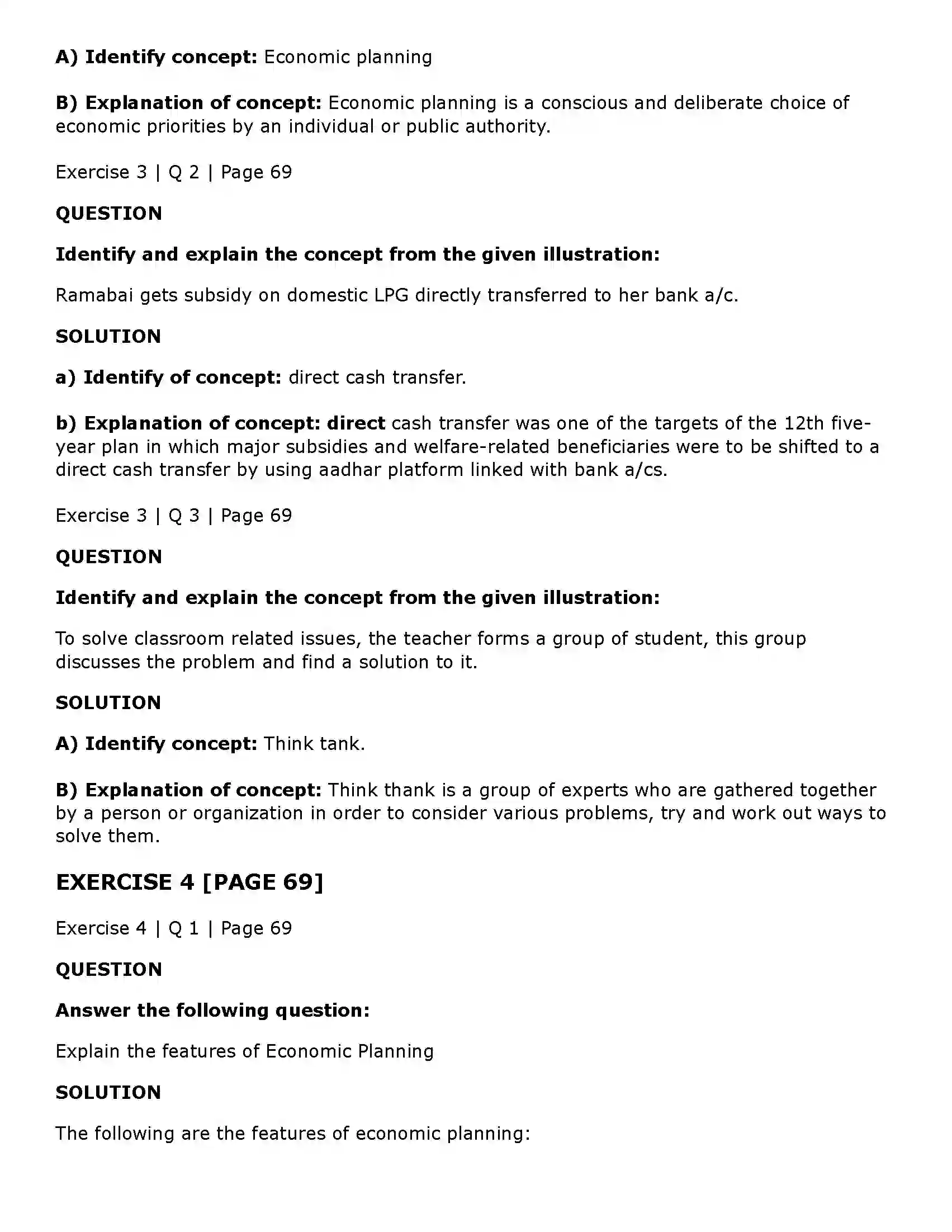 Maharashtra Board Class 11th Economics Economic Planning in India Solution 4